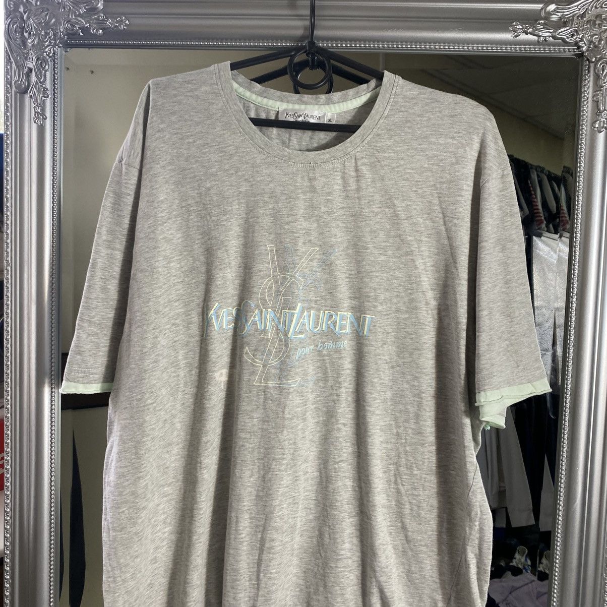Yves Saint Laurent YSL tee, big logo, YSL t-shirt, Yves Saint Laurent Size US XL / EU 56 / 4 - 2 Thumbnail