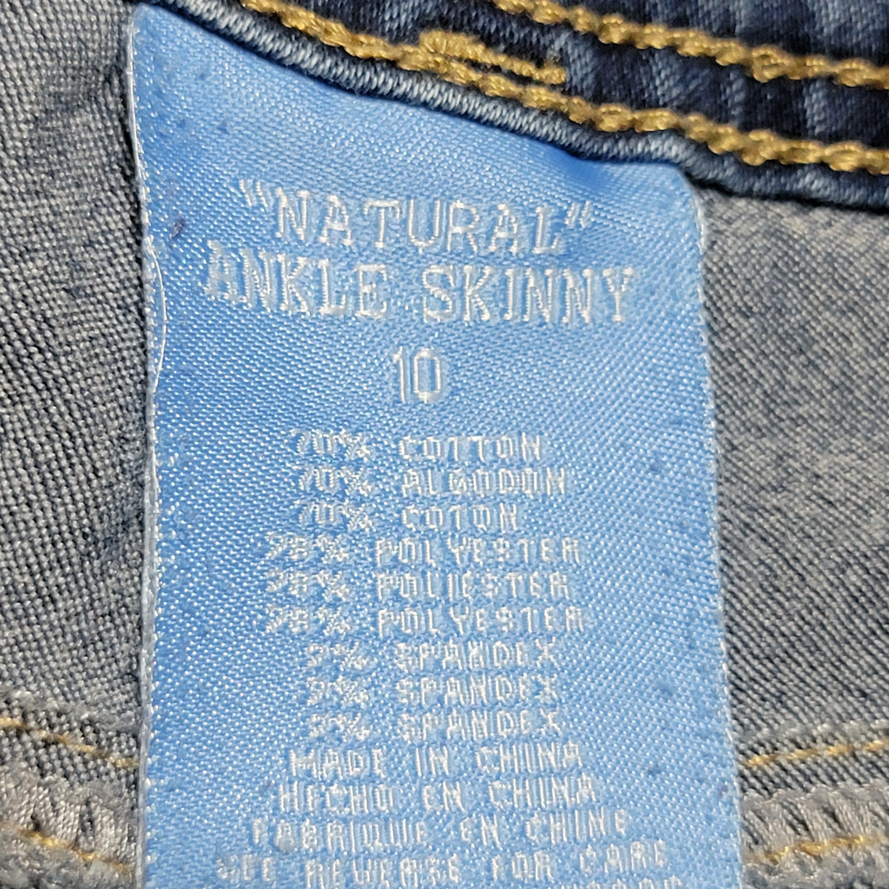 Other Hydraulic High Rise "Natural" Ankle Skinny Jeans - Size 10 Size 30" / US 8 / IT 44 - 6 Thumbnail