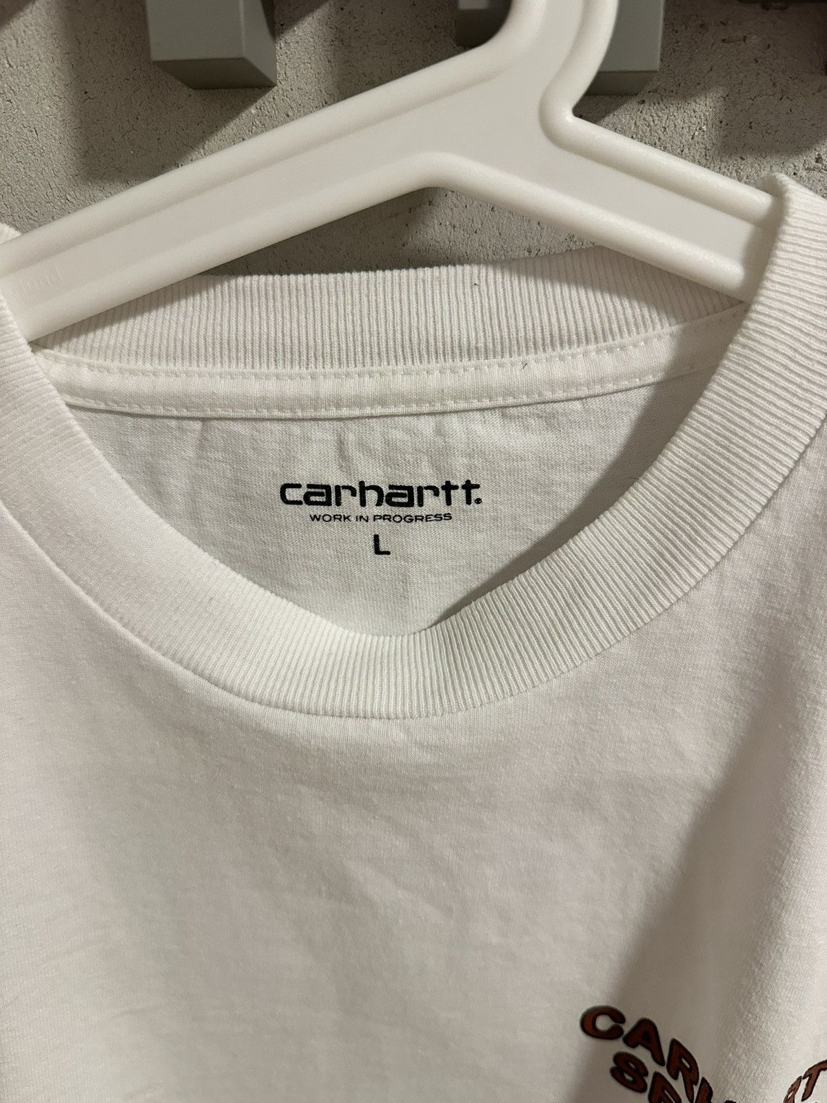Carhartt × Vintage Carhartt service tee 🔴⚪️ Size US L / EU 52-54 / 3 - 3 Thumbnail