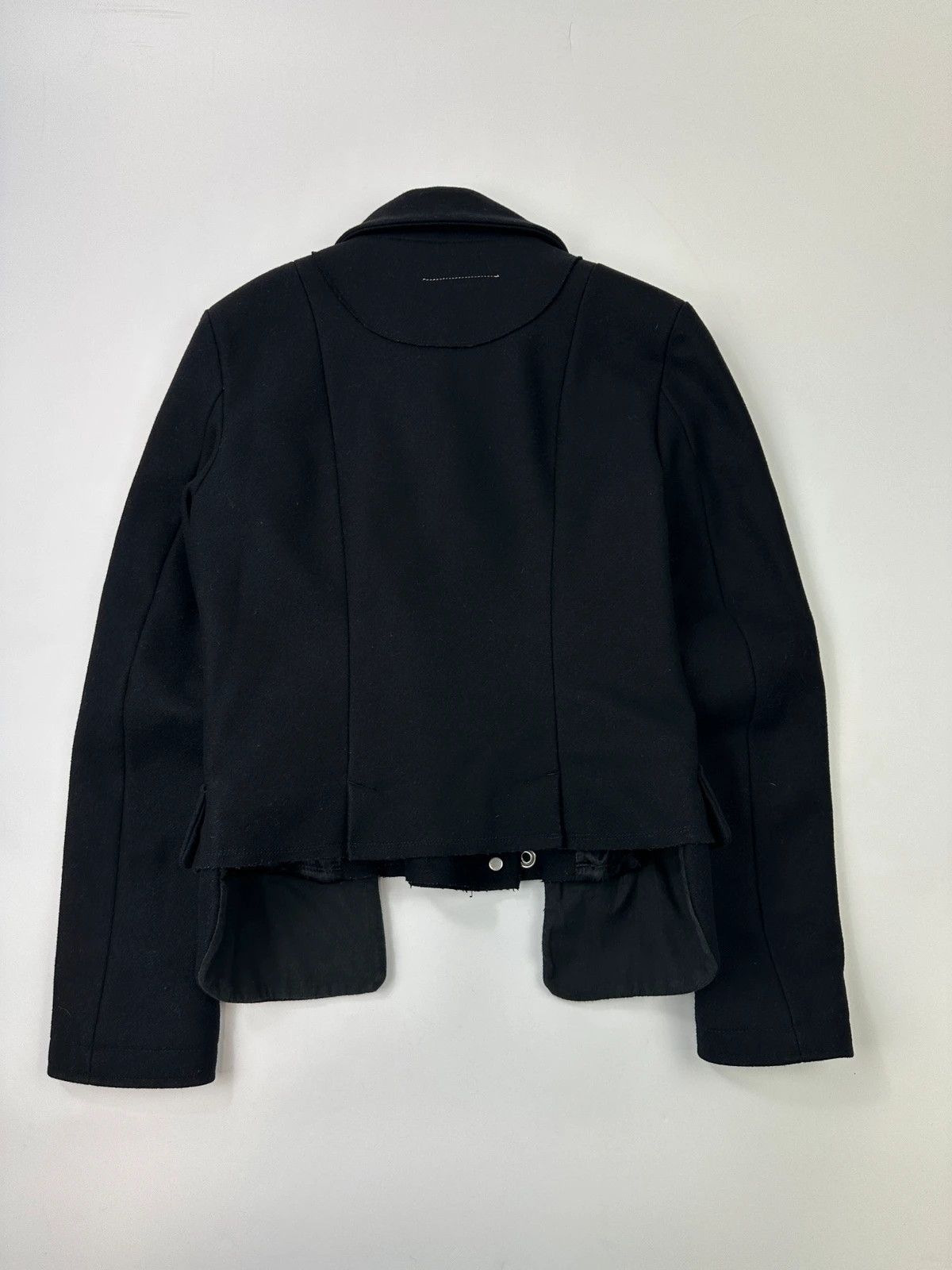 Maison Margiela Margiela Line6 FW06 Black Wool Short Double-Breasted Jacket Size M / US 6-8 / IT 42-44 - 11 Thumbnail