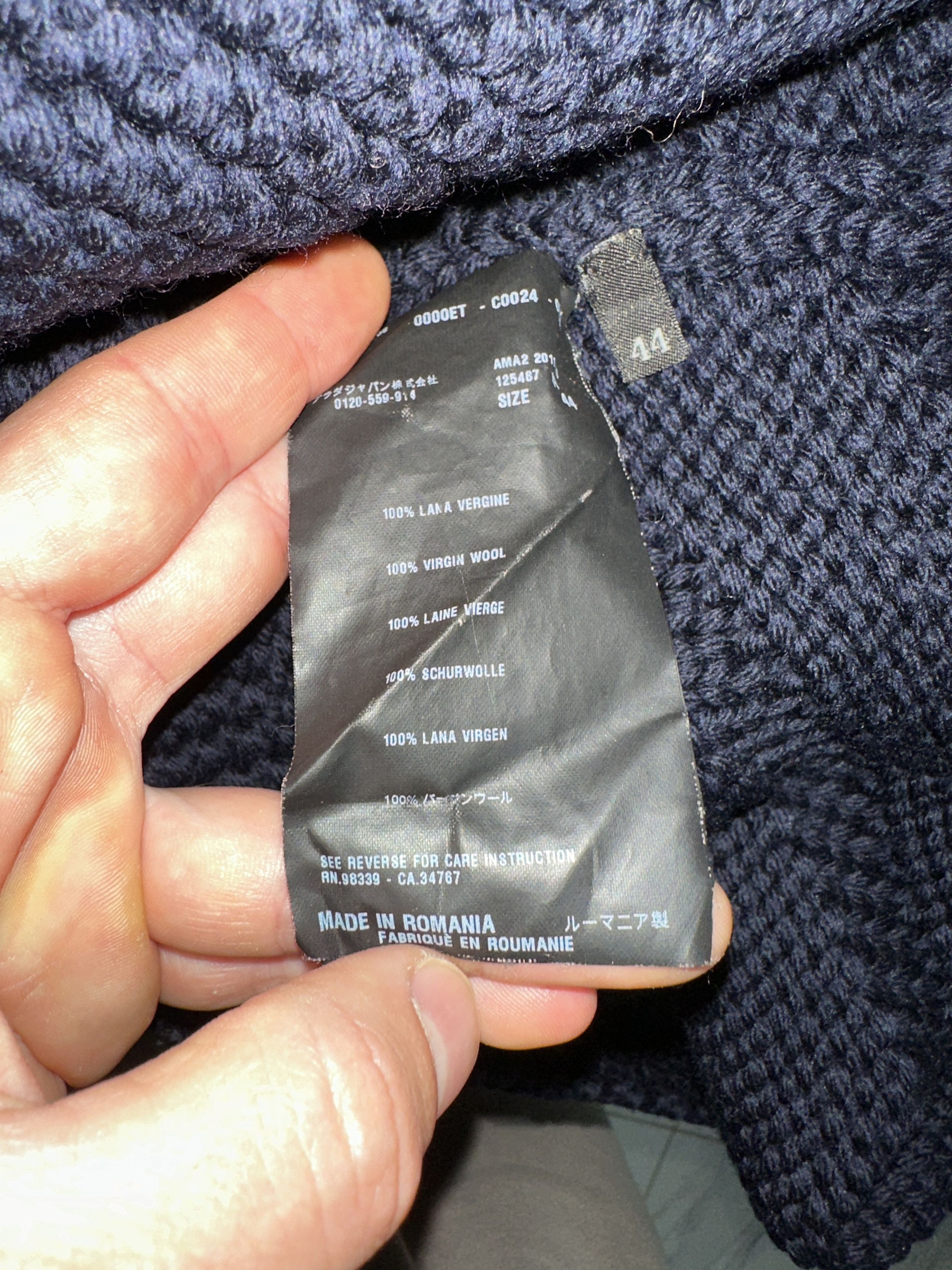 Prada Prada Double Breasted Knit Long Cardigan Coat Wool IT 44 Size M / US 6-8 / IT 42-44 - 11 Thumbnail