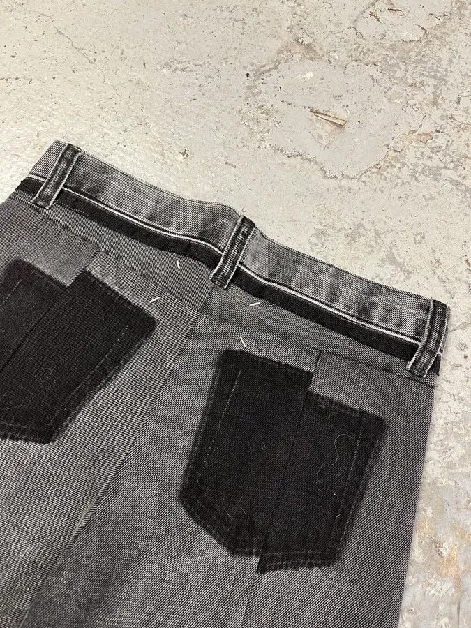 Maison Margiela × Vintage SS2021 Maison Margiela Black Destructured Denim Jeans Size US 30 / EU 46 - 10 Thumbnail