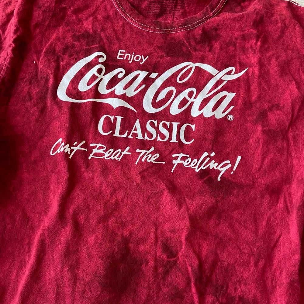 Designer Coca Cola Red Classic Short Sleeve Shirt Size M / US 6-8 / IT 42-44 - 2 Thumbnail