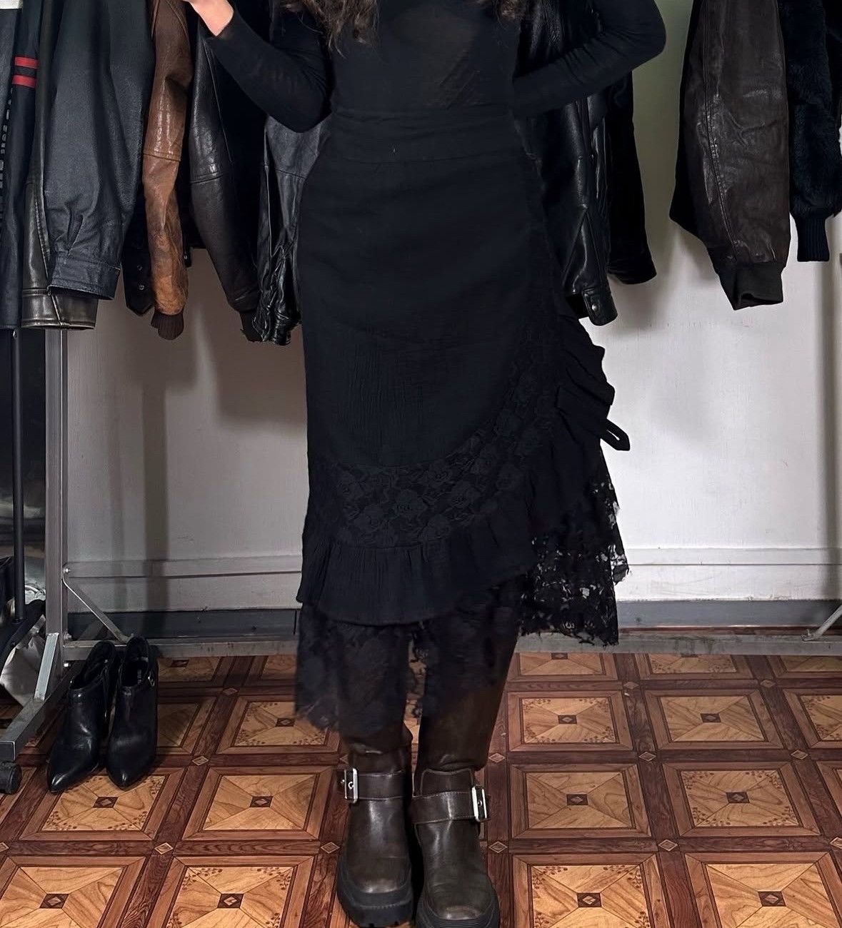 Vintage Gothic skirt Size 22" - 3 Thumbnail