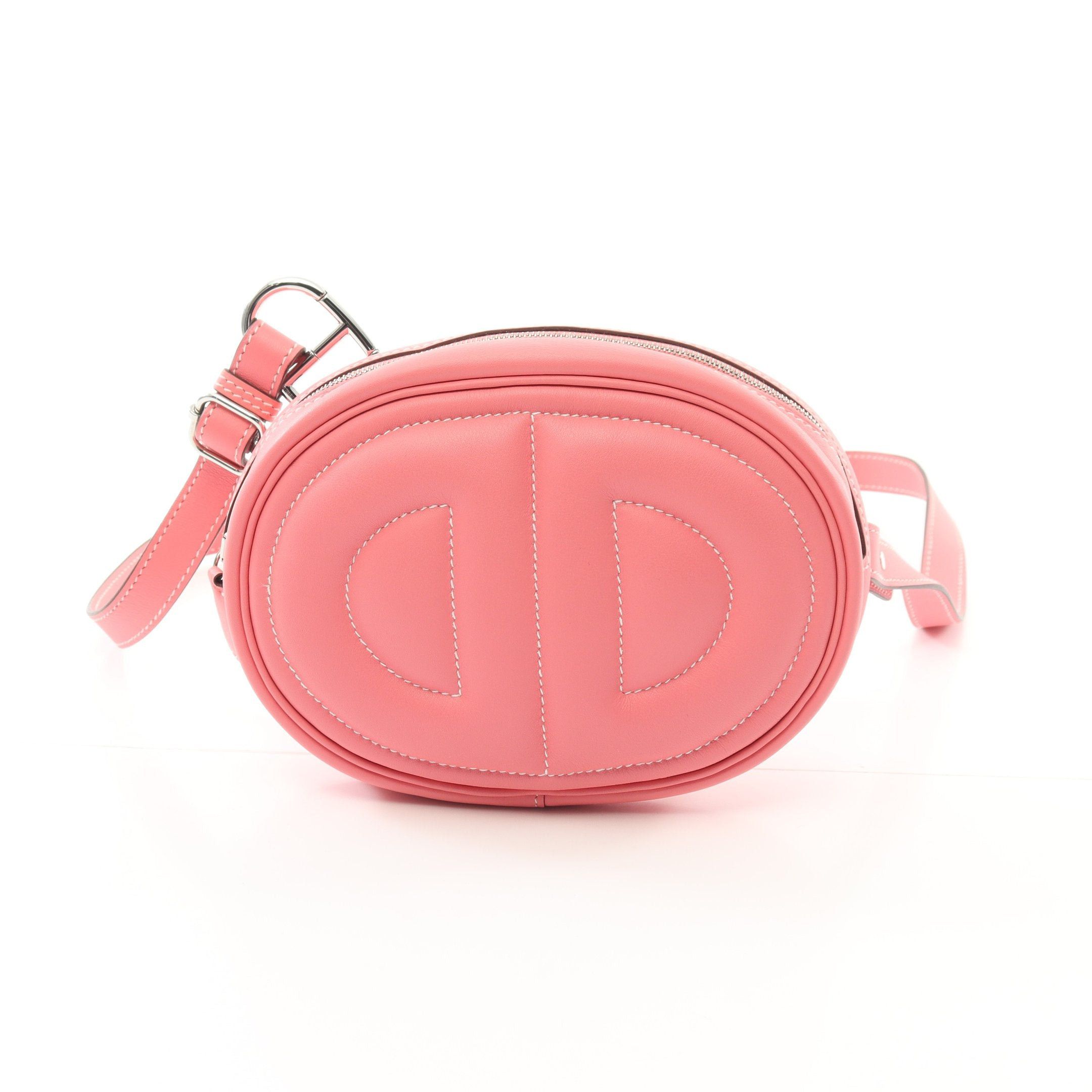 Hermes Hermes In The Loop Belt Bag Verso Rose Eté Terre Battue Body Veau Swift Pink Silver Hardware Y Stamp Size ONE SIZE - 1 Thumbnail