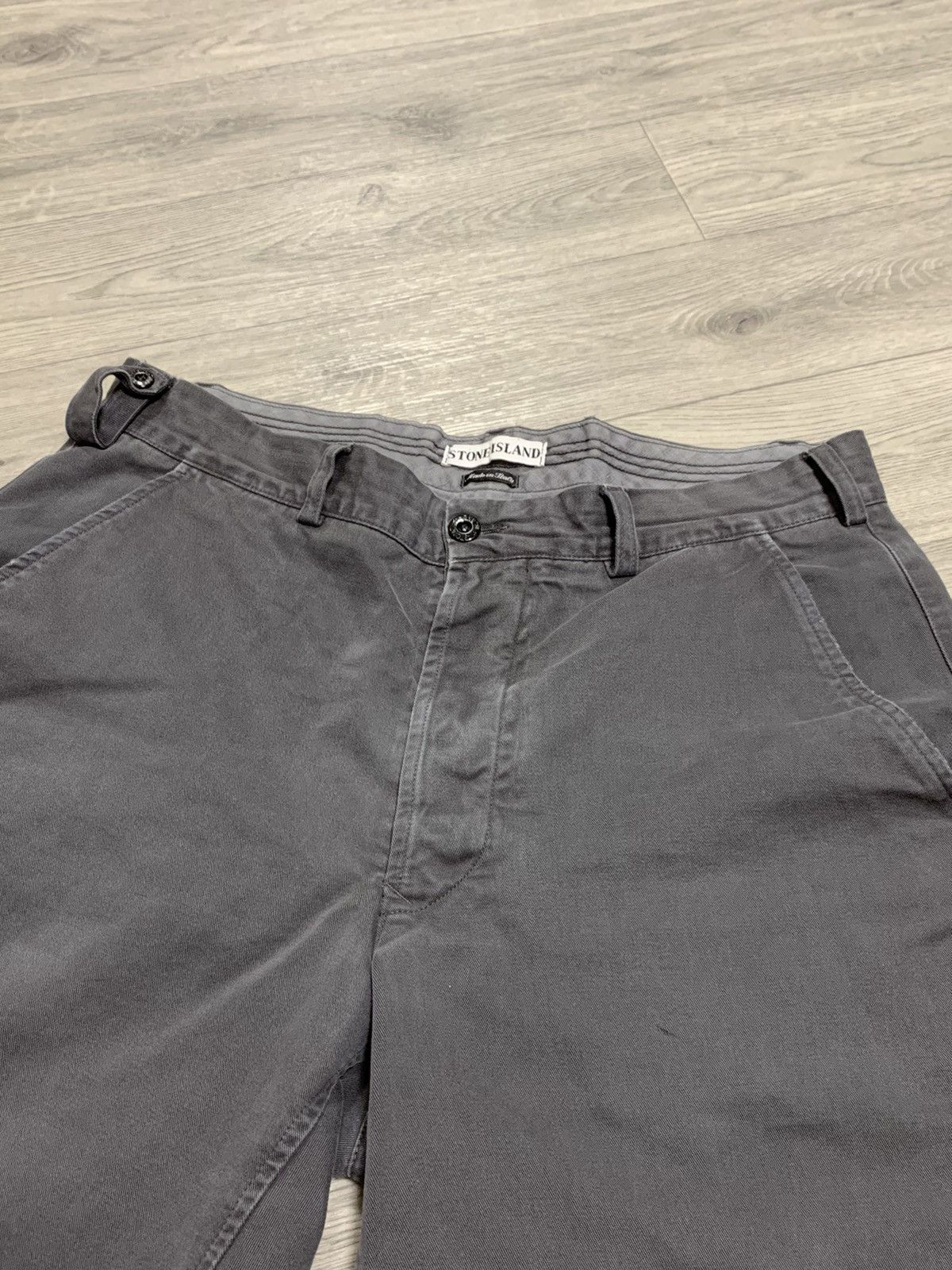 Stone Island Stone Island rare vintage grey casual pants Size US 36 / EU 52 - 4 Thumbnail