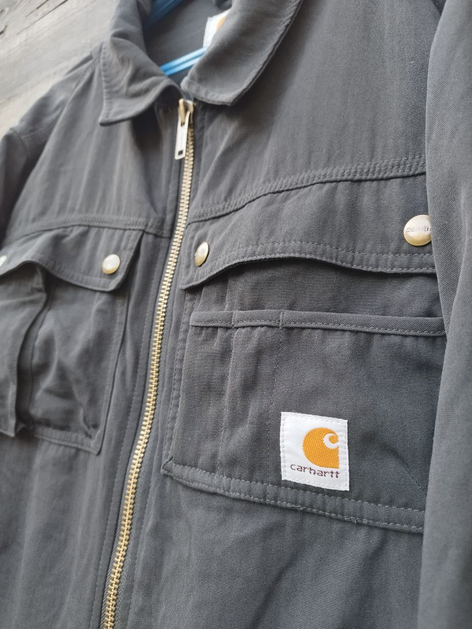Carhartt Y2K Carhartt Black Light Nylon Jacket Large Streetwear Size US L / EU 52-54 / 3 - 9 Thumbnail