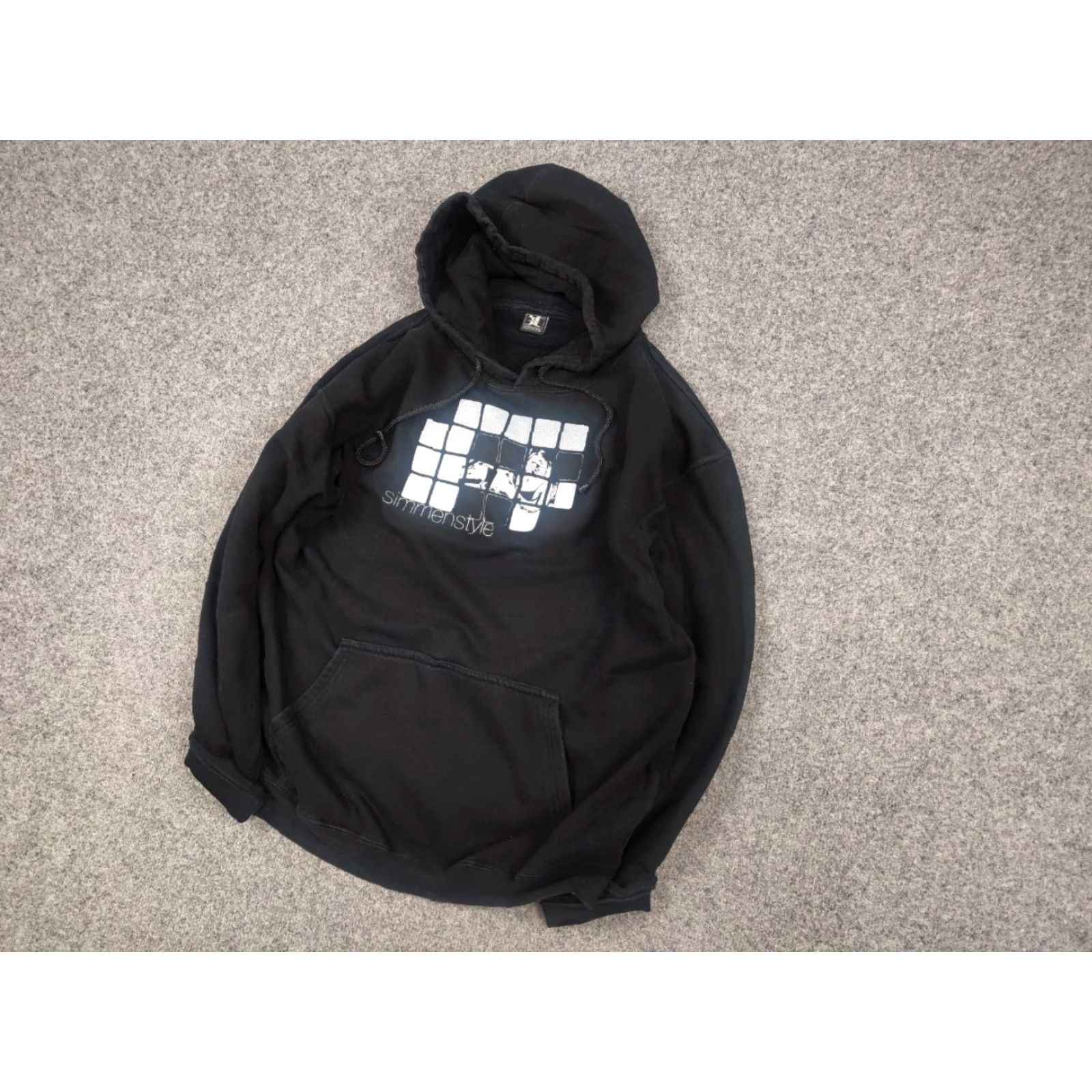 Vintage VINTAGE Simmen Style alien workshop skate girl logo Black hoodie Size US M / EU 48-50 / 2 - 3 Thumbnail