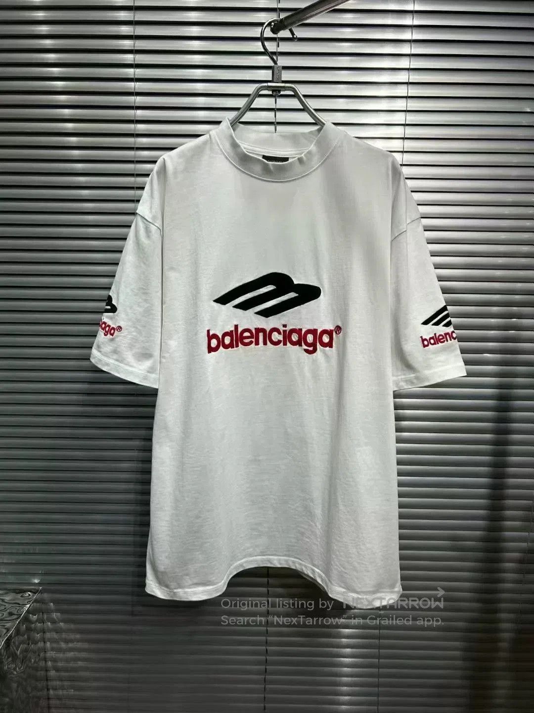 Balenciaga Balenciaga 3B Logo White Short. Size US L / EU 52-54 / 3 - 1 Thumbnail