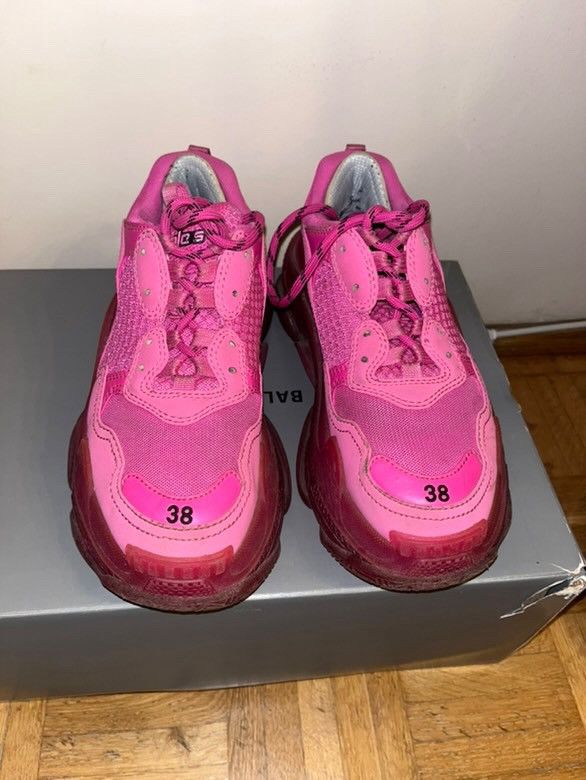 Balenciaga Balenciaga triple S Pink Size US 8 / IT 38 - 5 Thumbnail