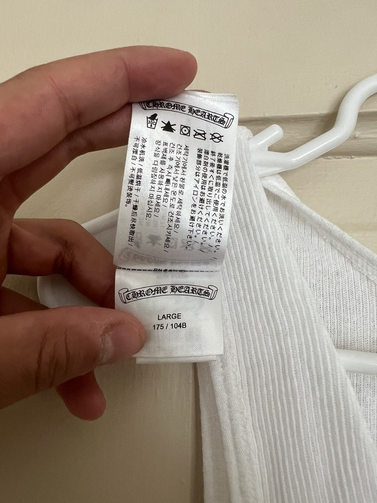 Chrome Hearts Chrome Hearts Deadly Dolls Tan Top White Size US L / EU 52-54 / 3 - 8 Thumbnail