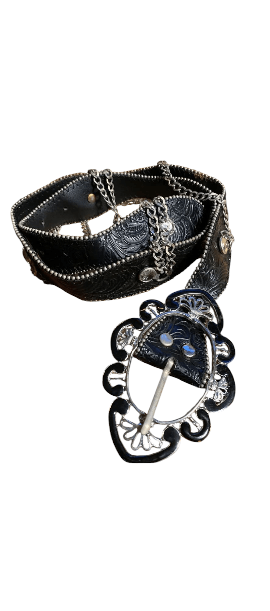 If Six Was Nine × Japanese Brand × Le Grande Bleu (L.G.B.) Japanese vintage studed Y2k leather belt Size ONE SIZE - 2 Thumbnail