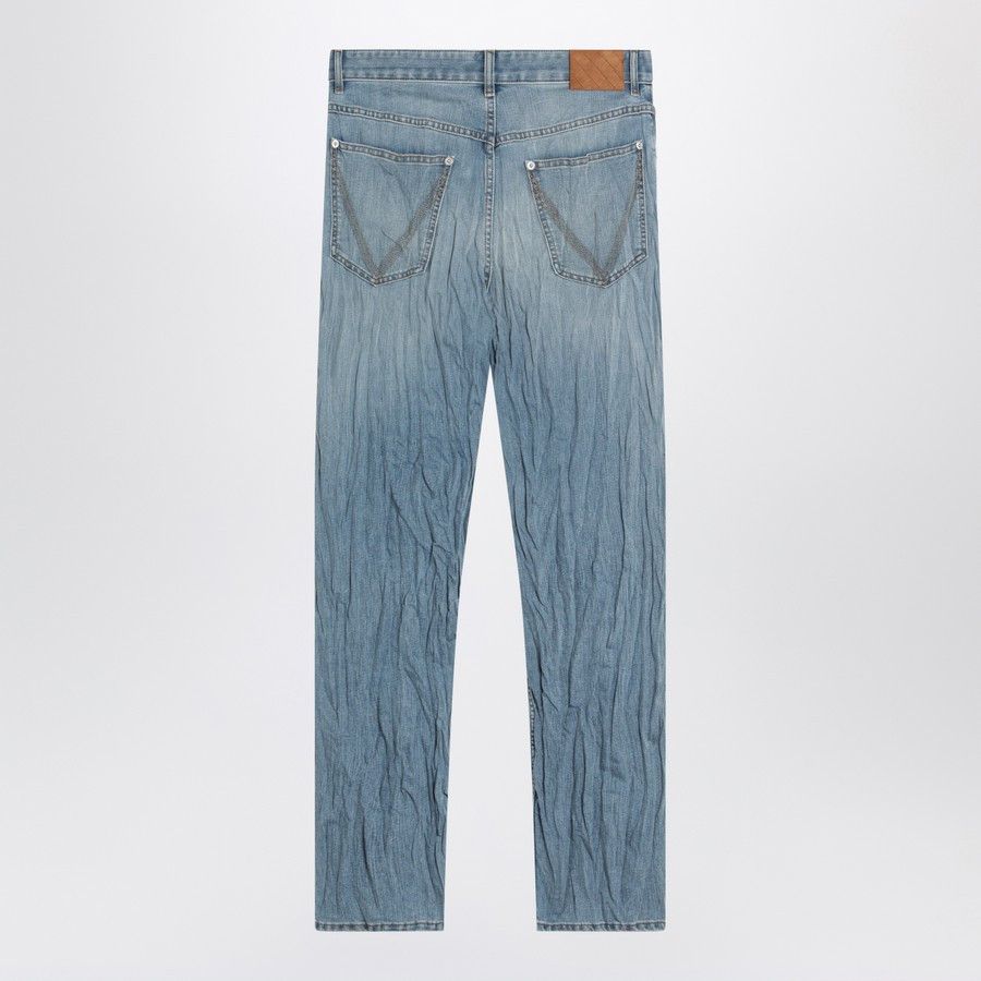 Bottega Veneta o1d2blof0825 Faded Jeans in Light Blue Size US 32 / EU 48 - 2 Thumbnail