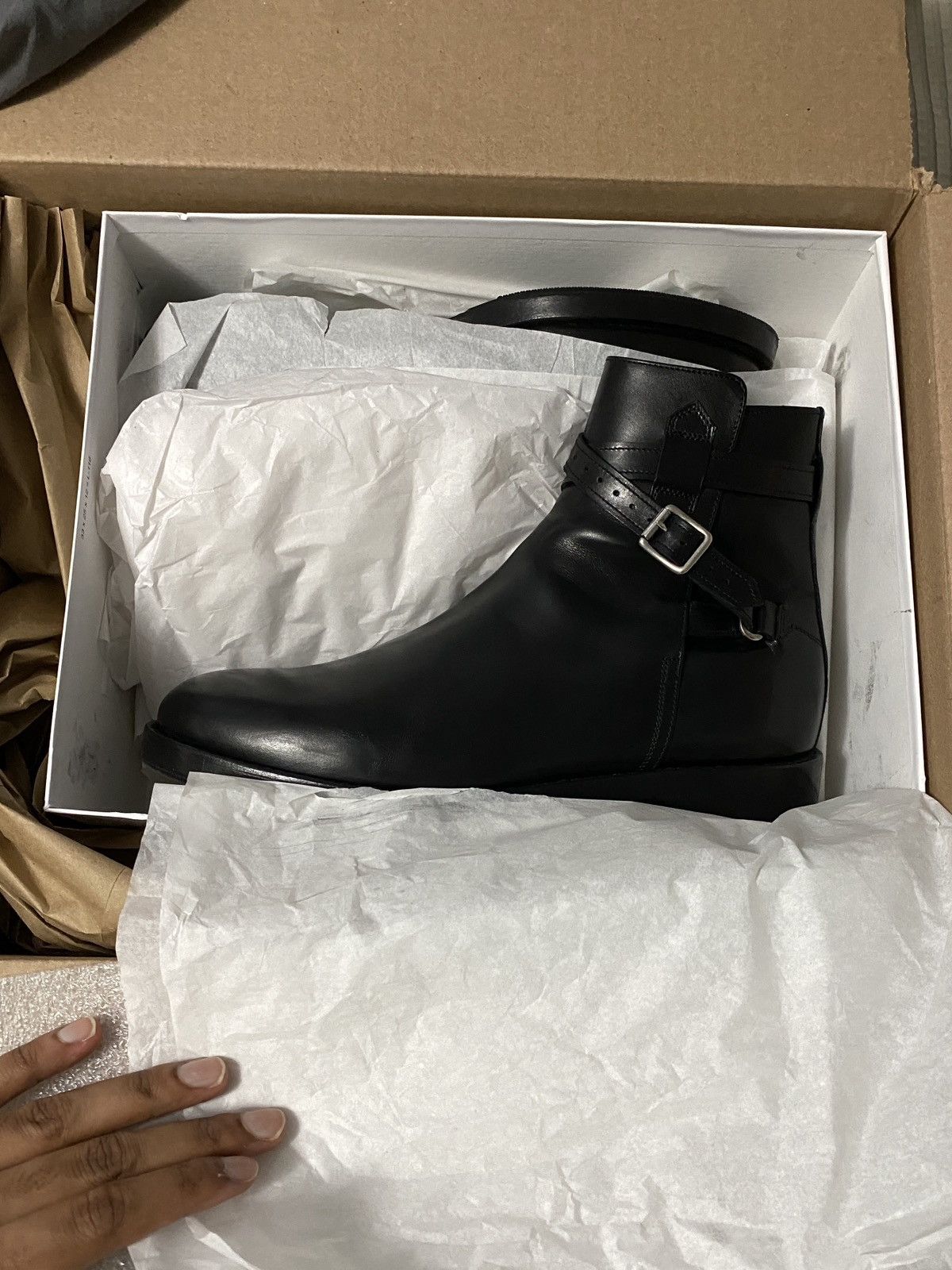 Officine Generale Officine Generale Black Juan Chelsea Boots. Buckle strap Size US 9 / EU 42 - 11 Thumbnail
