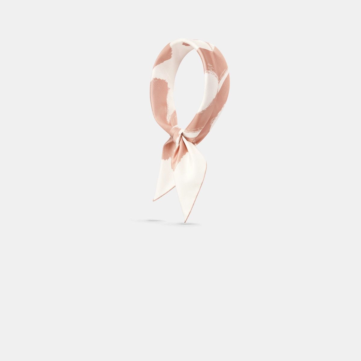 o1bcso1str0226 Size:OS/70 Square Scarf in White/Vents Pink