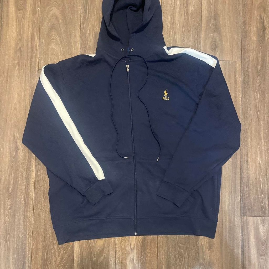 Polo Ralph Lauren Ralph Lauren Mens Full Zip Hoodie Navy size XL Size US XL / EU 56 / 4 - 2 Thumbnail