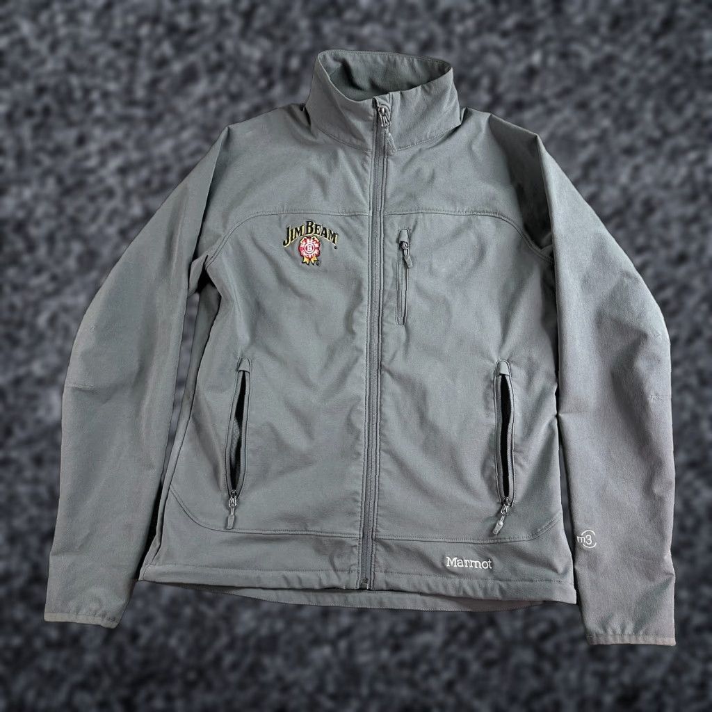 Marmot Marmot Tempo Jacket Womens M Gray Water Repellant Full Zip Coat Logo Pockets Casual Outdoor Size M / US 6-8 / IT 42-44 - 1 Thumbnail