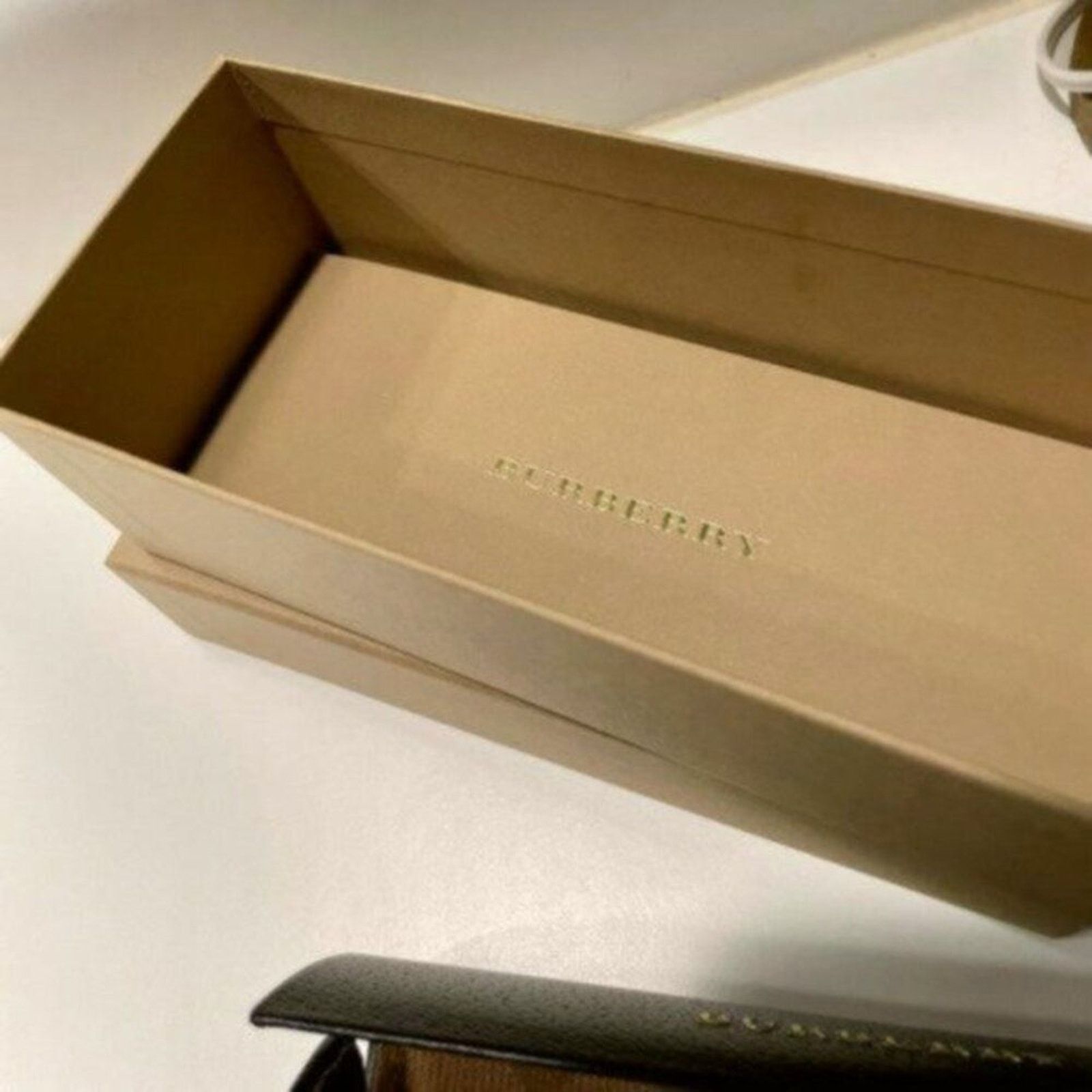Burberry Burberry 54mm Square Sunglasses Frame Green Lens Violet Size ONE SIZE - 7 Thumbnail