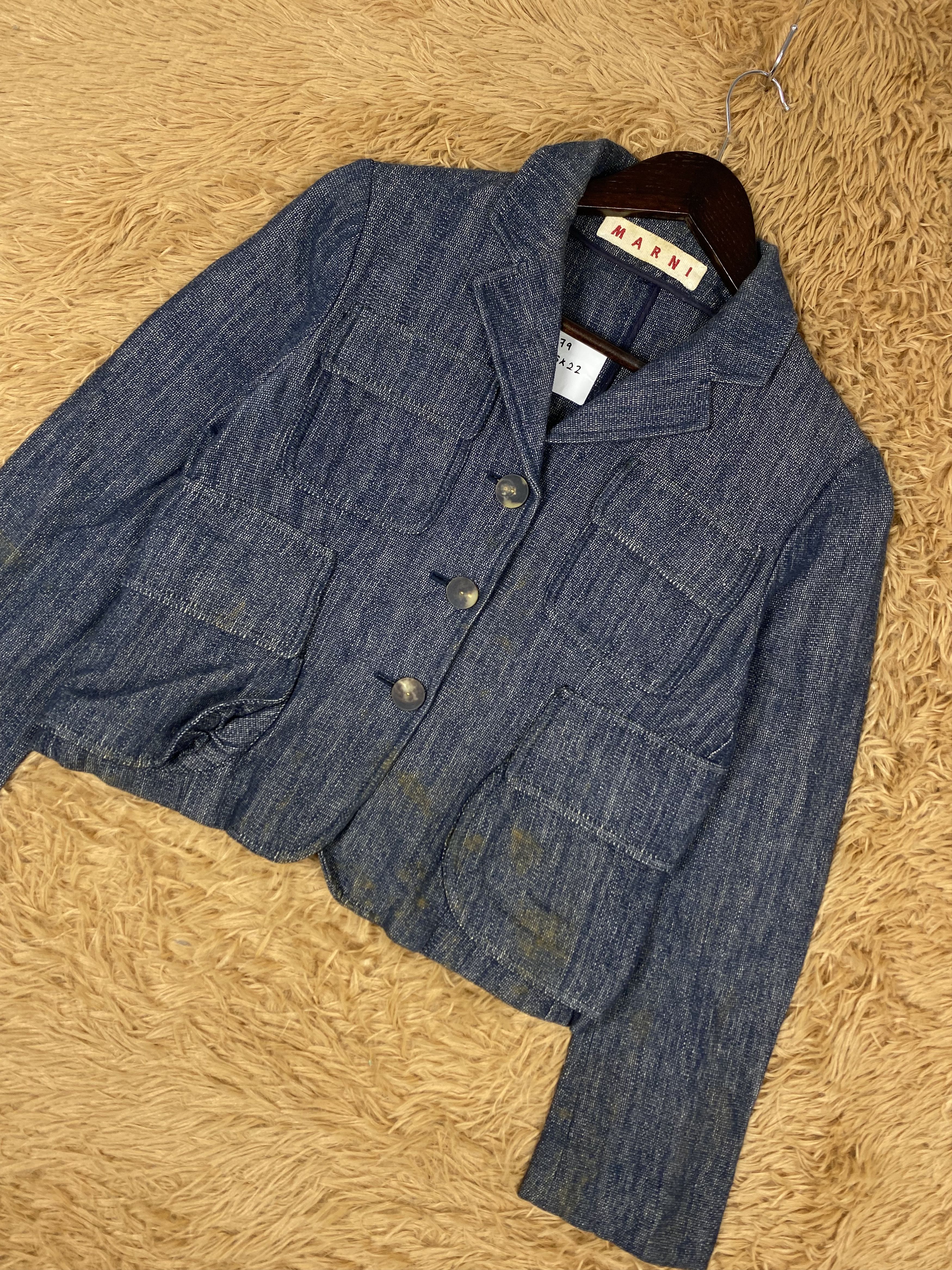 Marni Vintage Marni Button Jacket DJ0979 Size US XXS / EU 40 - 2 Thumbnail