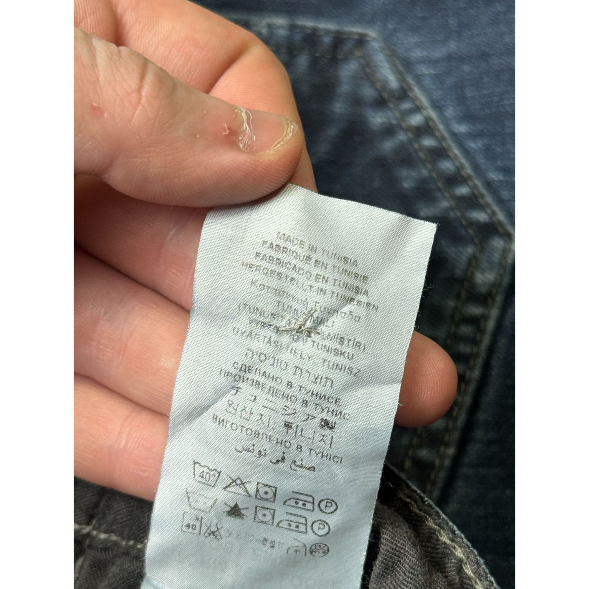 G-Star G-Star RAW Loose Fit Denim Rap Cargo Pants (Y1159) Size US 33 - 13 Thumbnail
