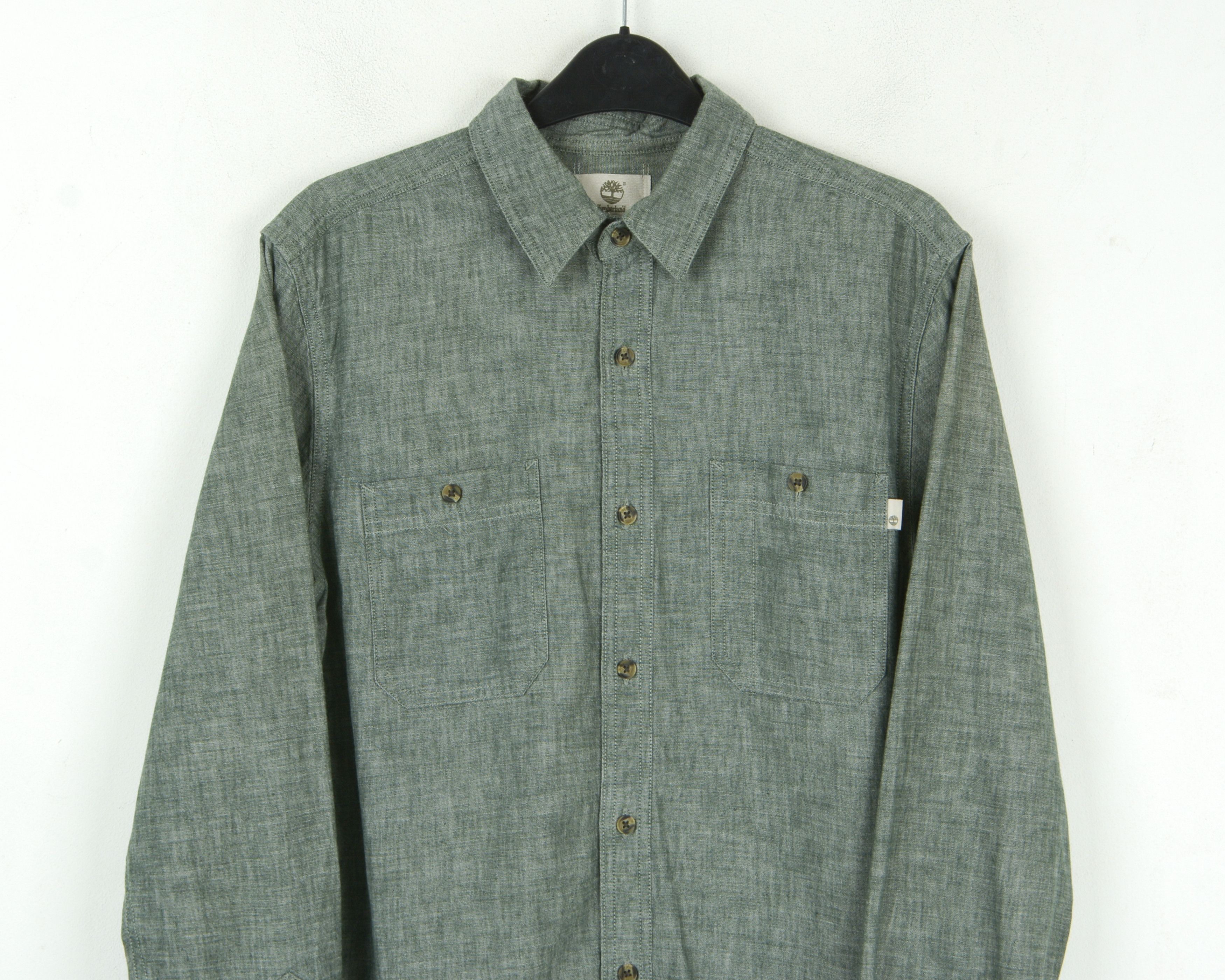 Timberland TIMBERLAND S Casual Shirt Long Sleeved Cotton Button Formal Size US S / EU 44-46 / 1 - 2 Thumbnail