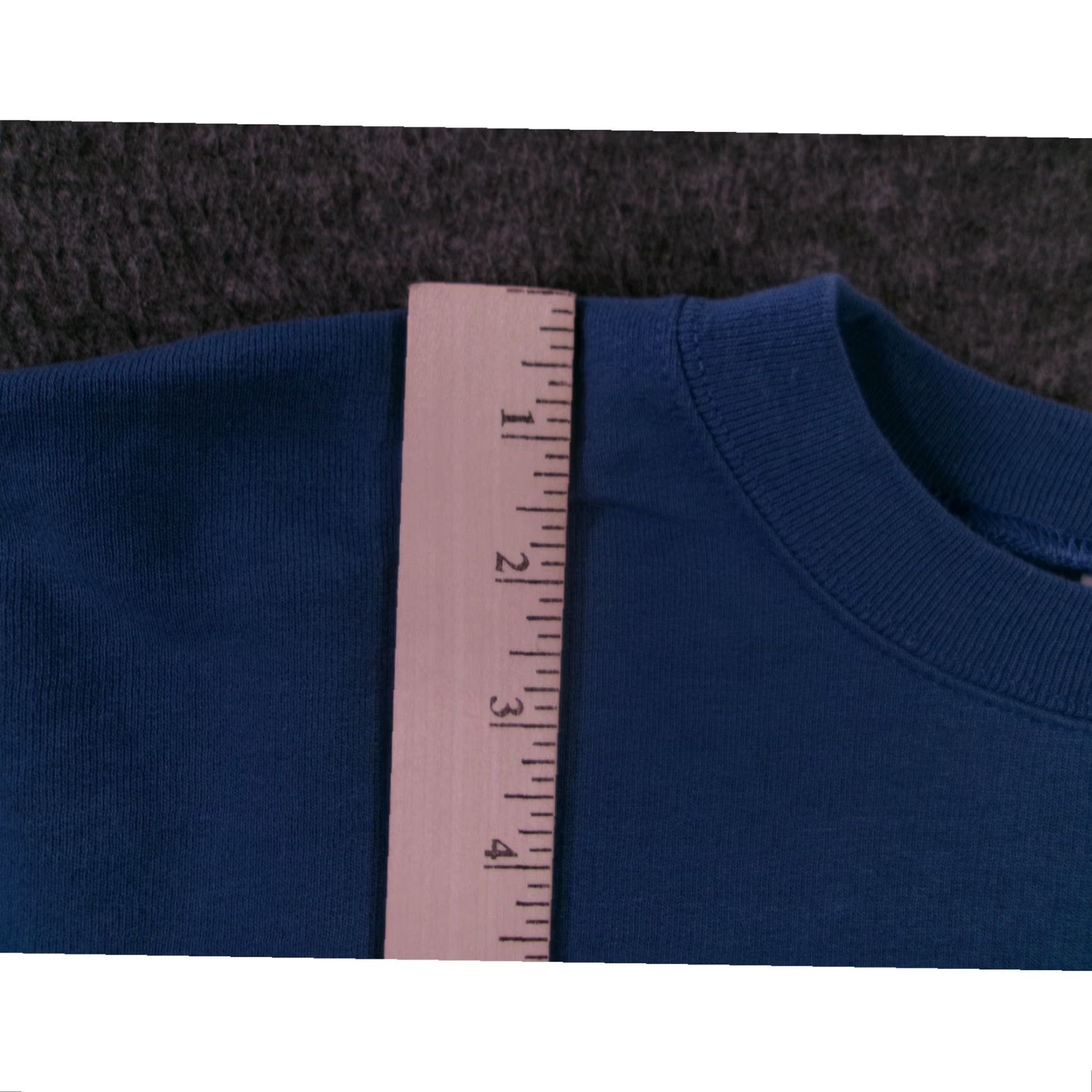 Hanes Hanes Sweatshirt Men L Blue Graphic Print Quote Motivational Crew Neck Pullover Fleece Cotton Blend Regular Fit Size US L / EU 52-54 / 3 - 5 Thumbnail