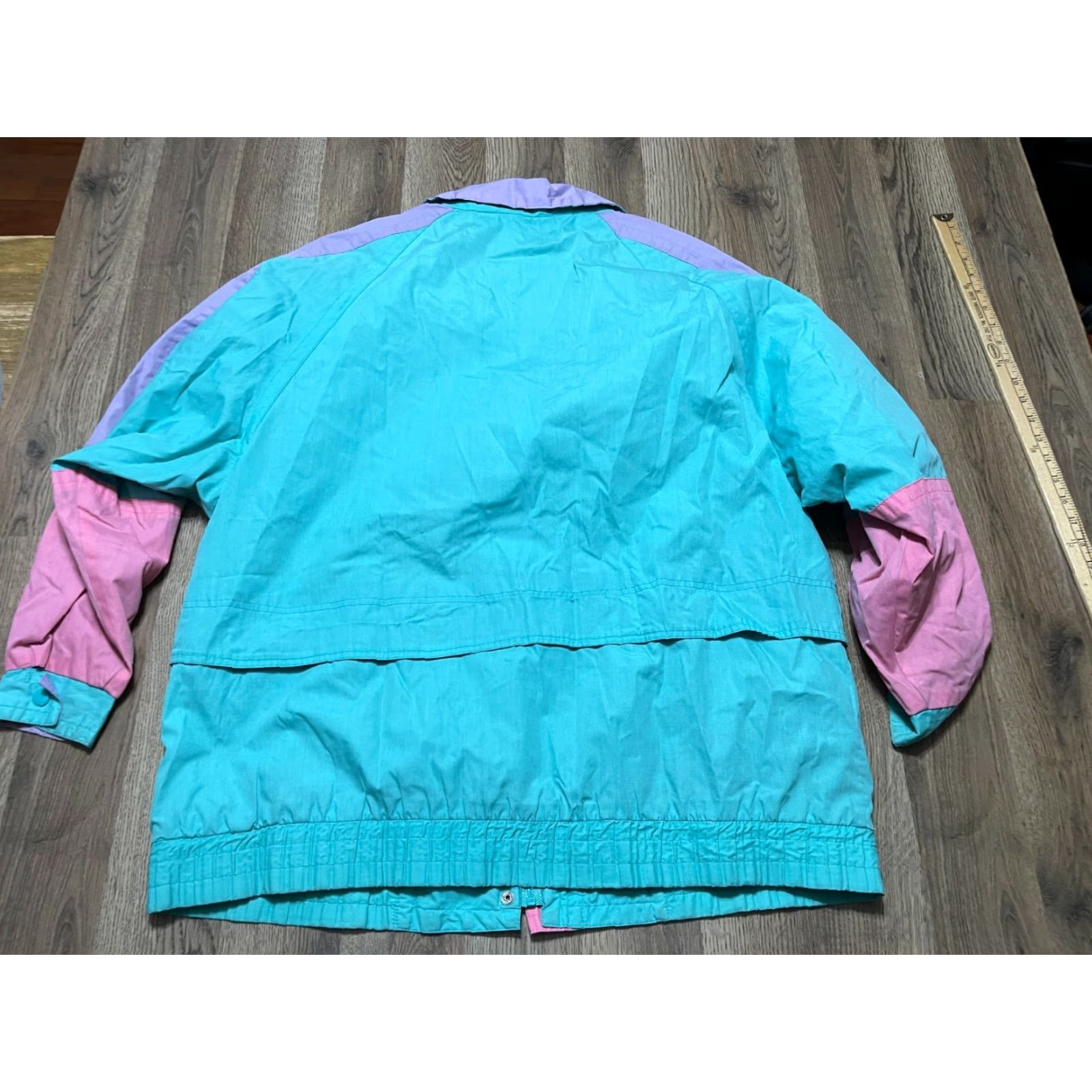 Vintage VINTAGE JL Edition Jacket Women’s Large Windbreaker Zip Up Pink Purple Mint Size L / US 10 / IT 46 - 2 Thumbnail