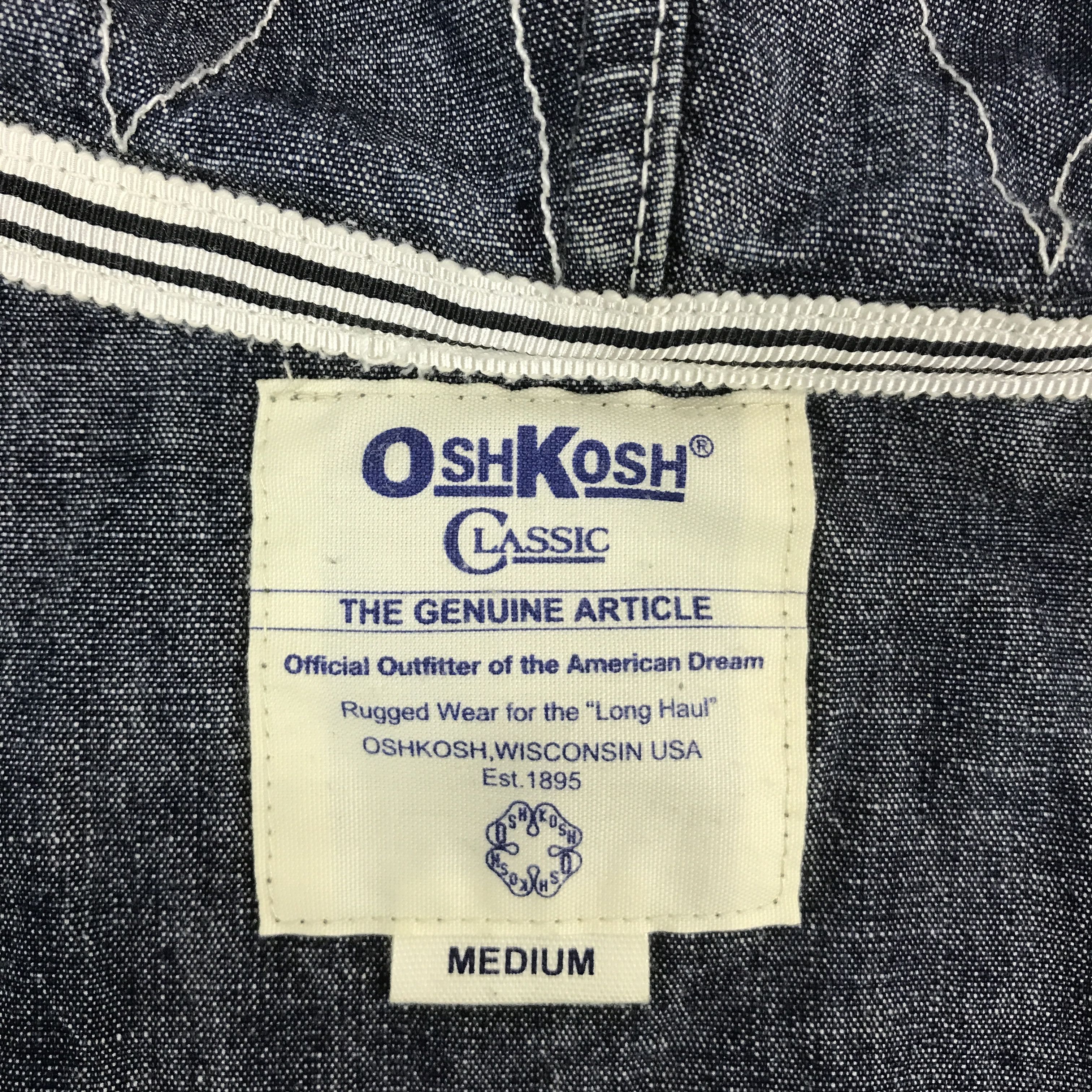 Japanese Brand × Oshkosh OSHKOSH DENIM THE GENUINE ARTICLE HOODIE JACKET Size US M / EU 48-50 / 2 - 11 Thumbnail