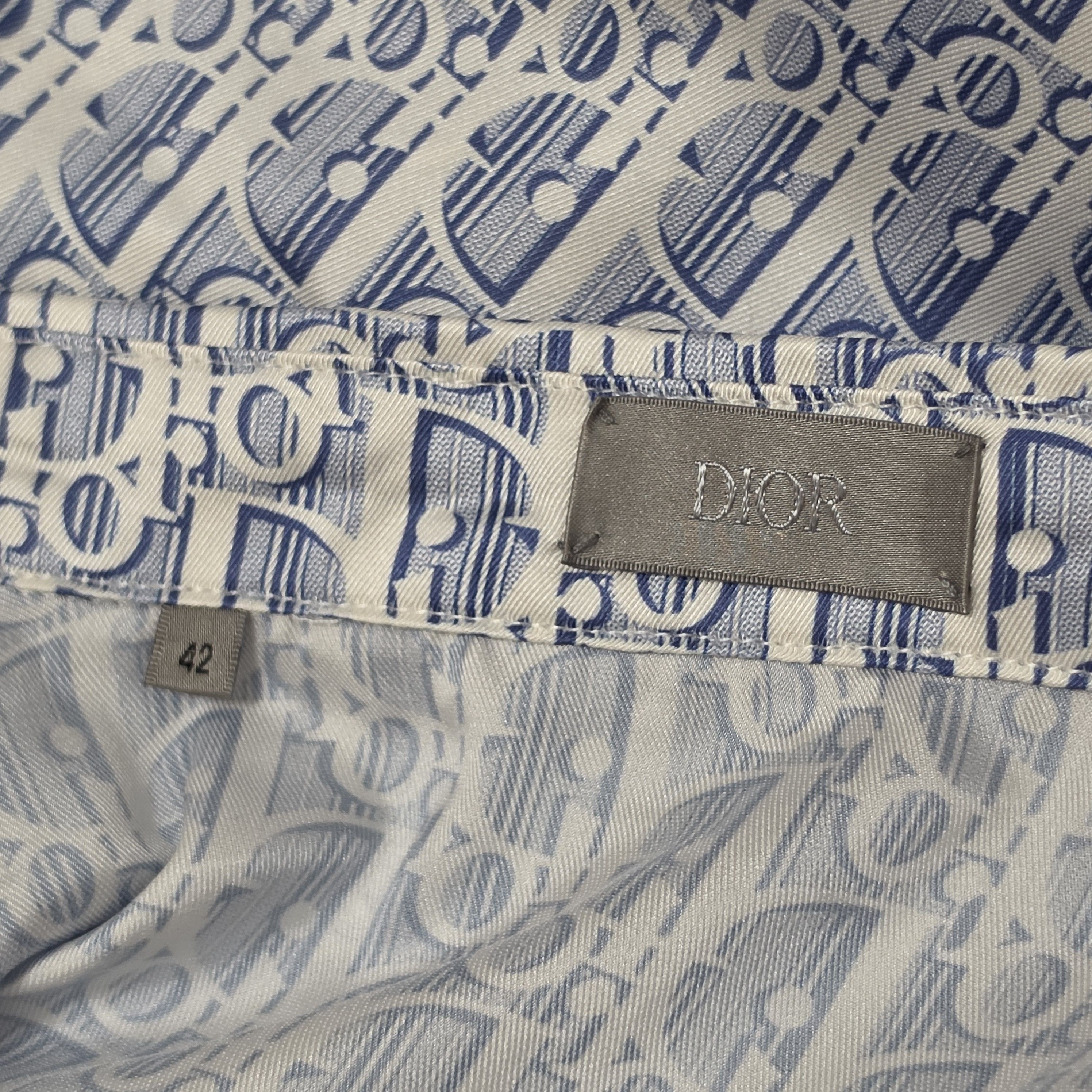 Dior Oblique monogram silk shirt Size US L / EU 52-54 / 3 - 5 Thumbnail