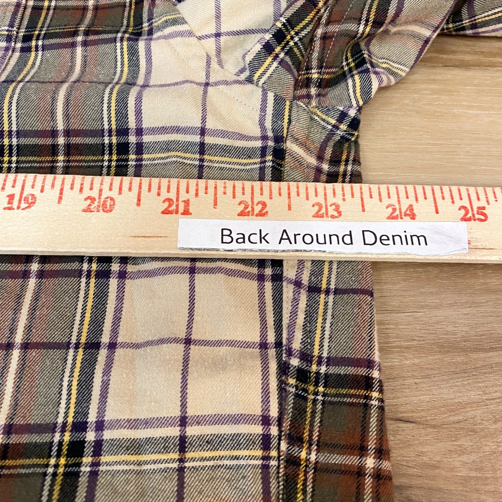 Brooks Brothers Brooks Brothers Mens Plaid Button-Down Shirt Long Sleeve Medium Twill Beige Cotton Classic Fit Chest Pocket Button-Up Collar-Down Size US M / EU 48-50 / 2 - 7 Thumbnail