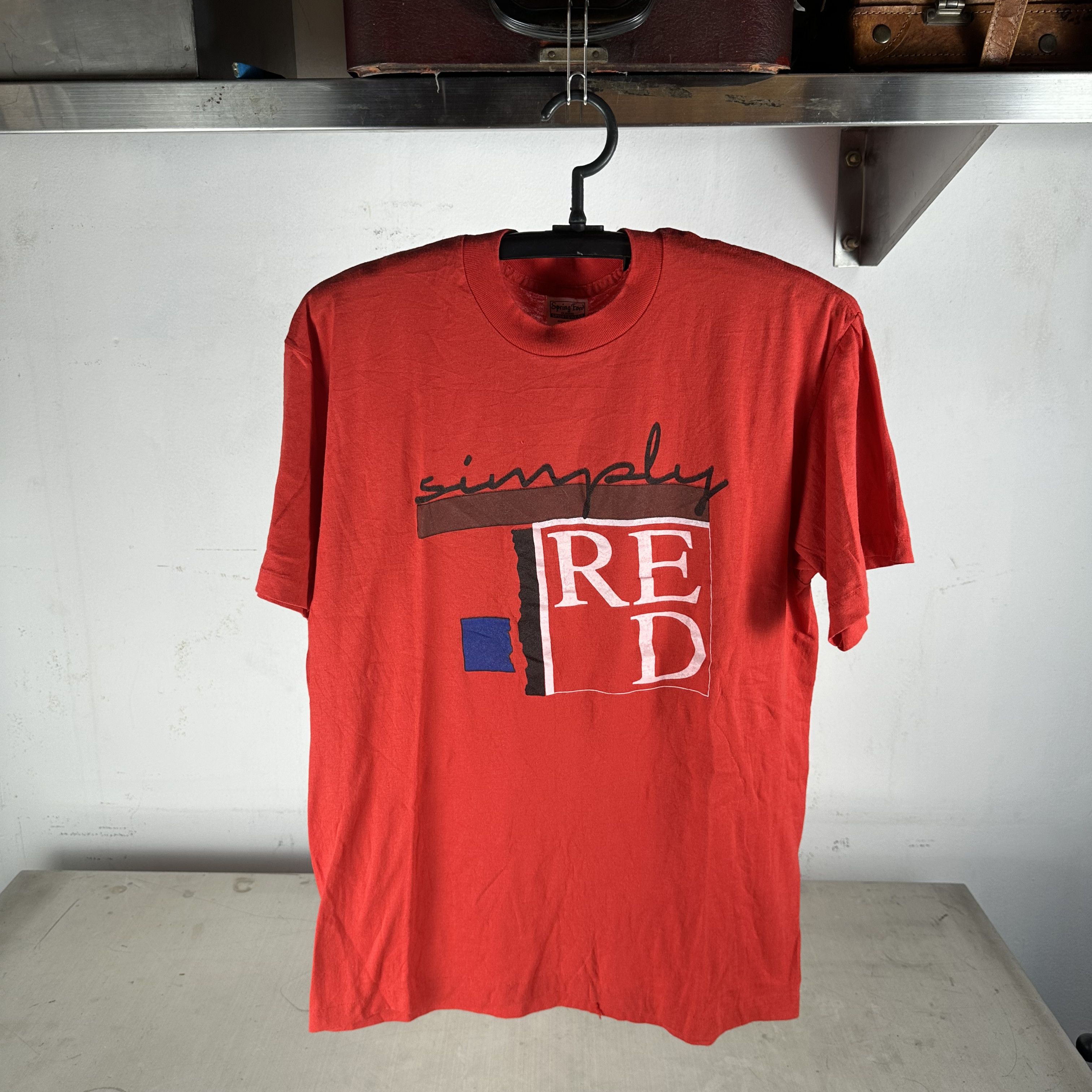 Vintage 1987 Simply Red Men And Women World Tour Pop Band T-Shirt Size US M / EU 48-50 / 2 - 1 Thumbnail