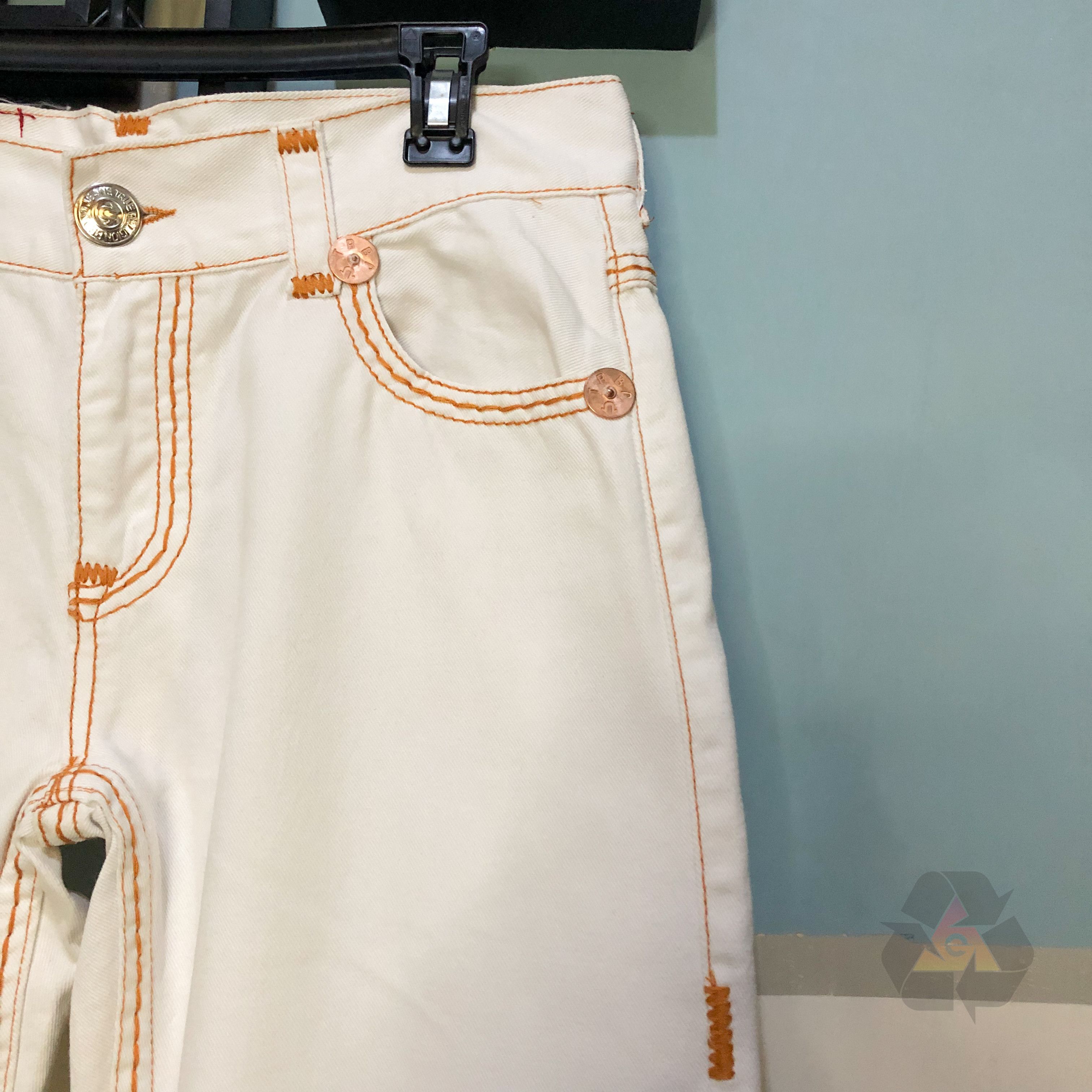 Japanese Brand DEAD STOCK True Religion Joey Super T Jeans Rare Vintage Size US 30 / EU 46 - 7 Thumbnail