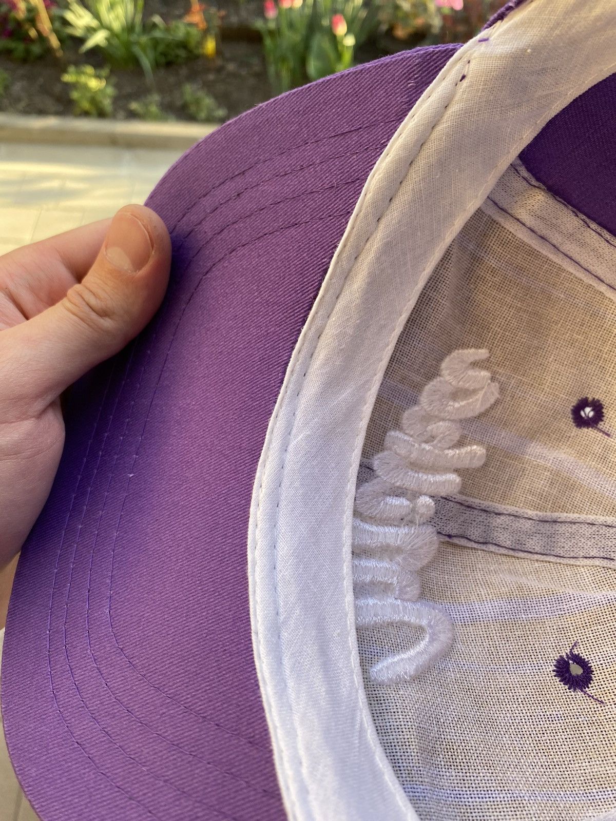 Vintage Vintage 90s Milka Logo Purple Cap Hat Streetwear Size ONE SIZE - 8 Thumbnail