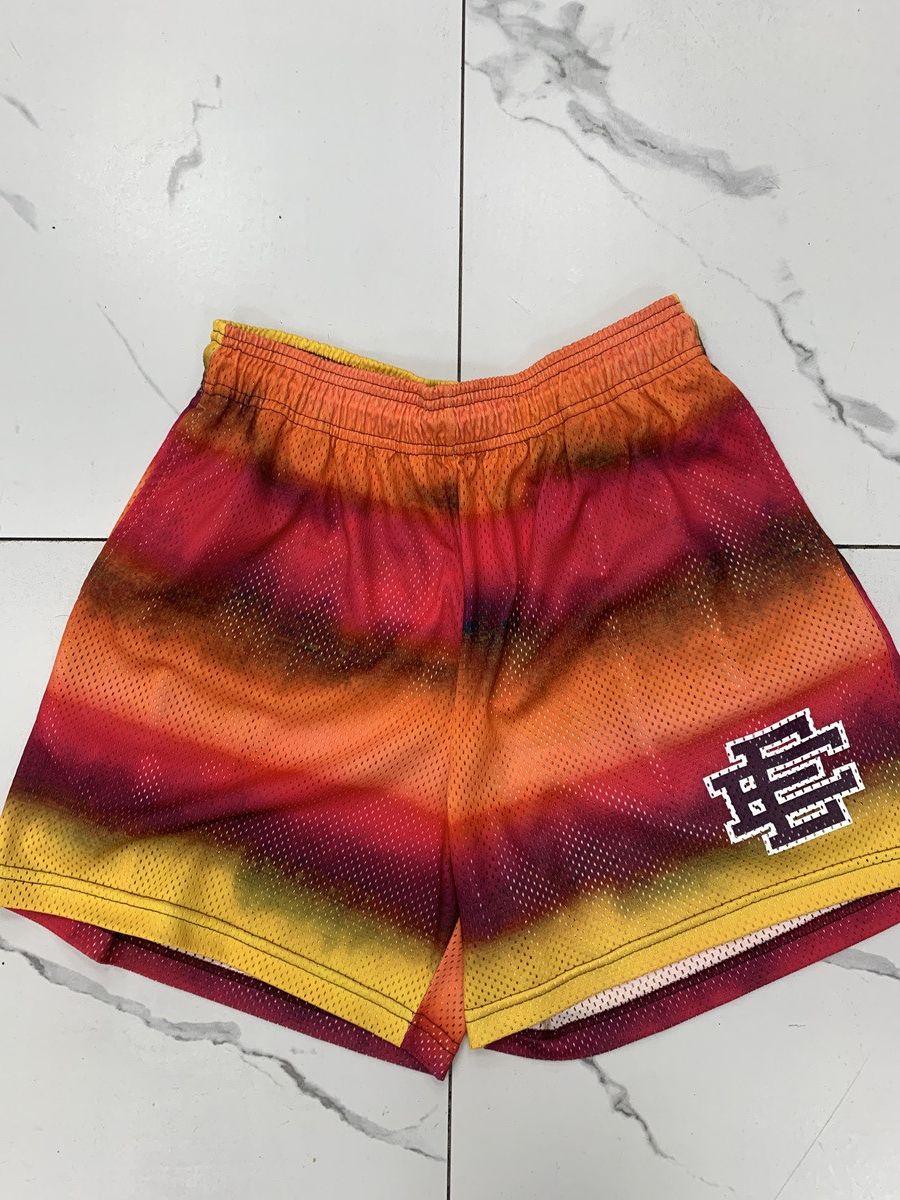 Eric Emanuel Eric Emanuel EE short “Yellow/Red Stripe” Size US 34 / EU 50 - 1 Thumbnail