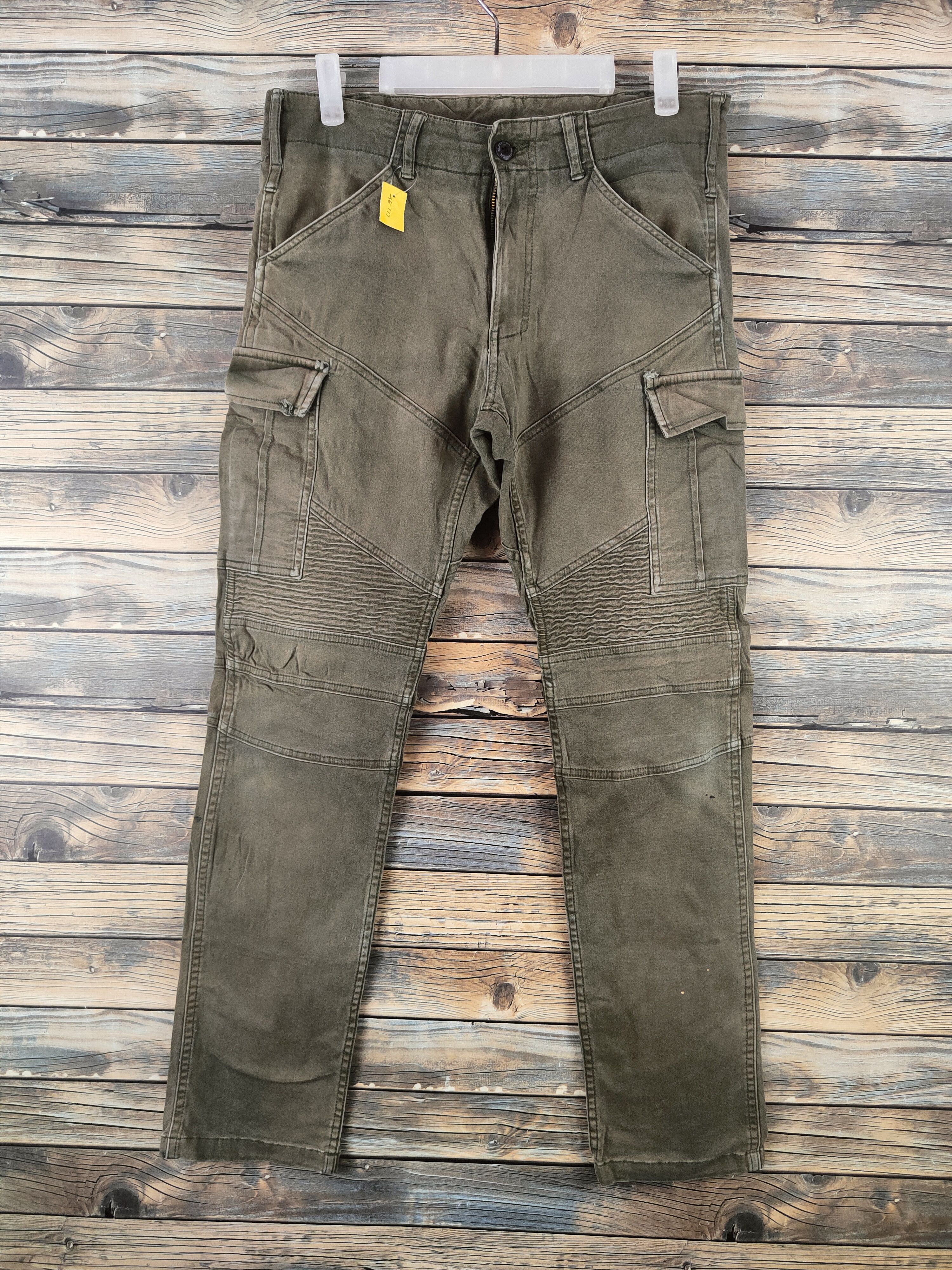 DL Gladiator Olive Multipocket Cargo Pants #46-777