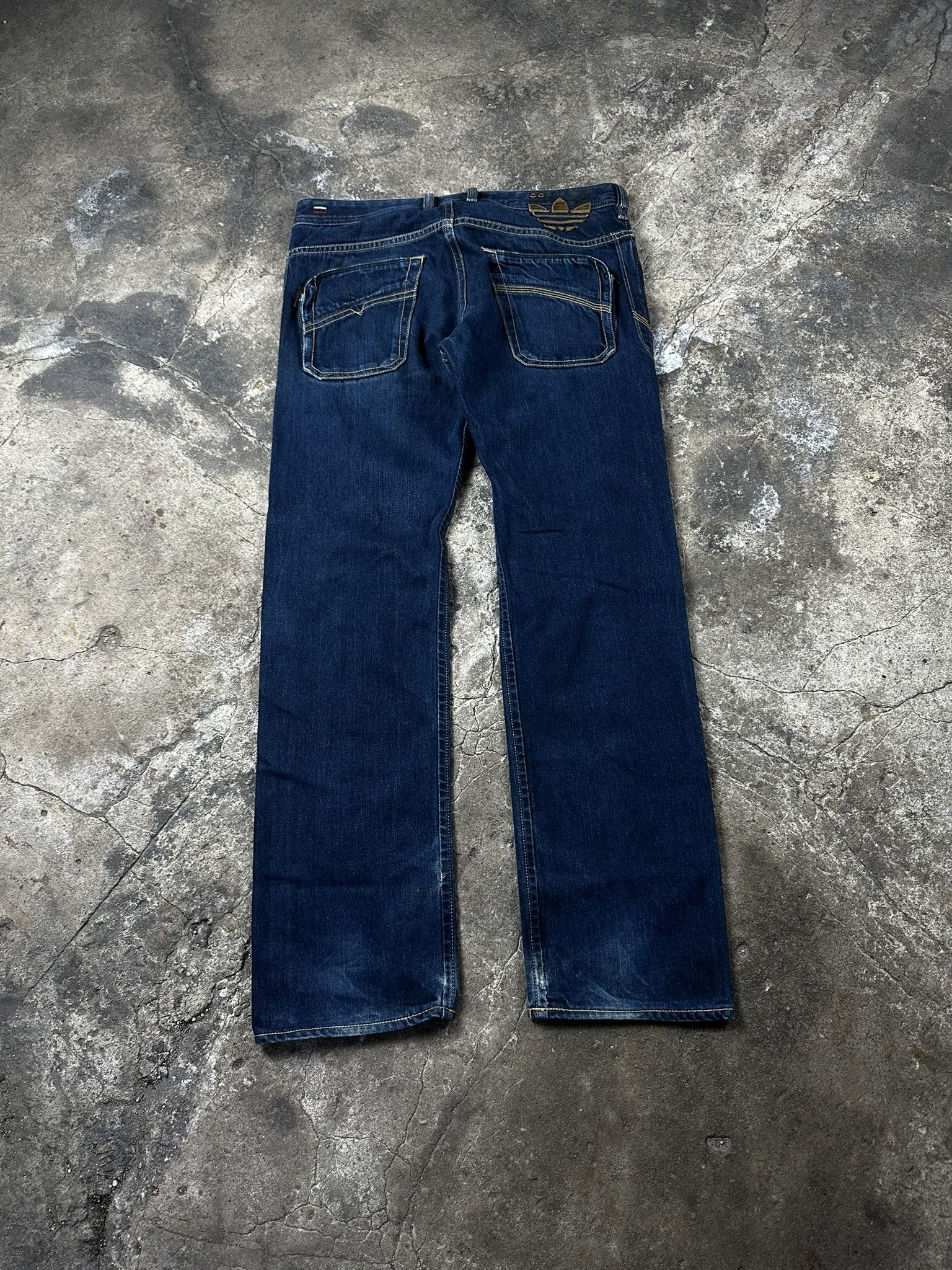 Adidas × Diesel Vintage Diesel x Adidas Bootcut Adi-Polak Oversized 2000s Size US 29 - 4 Thumbnail