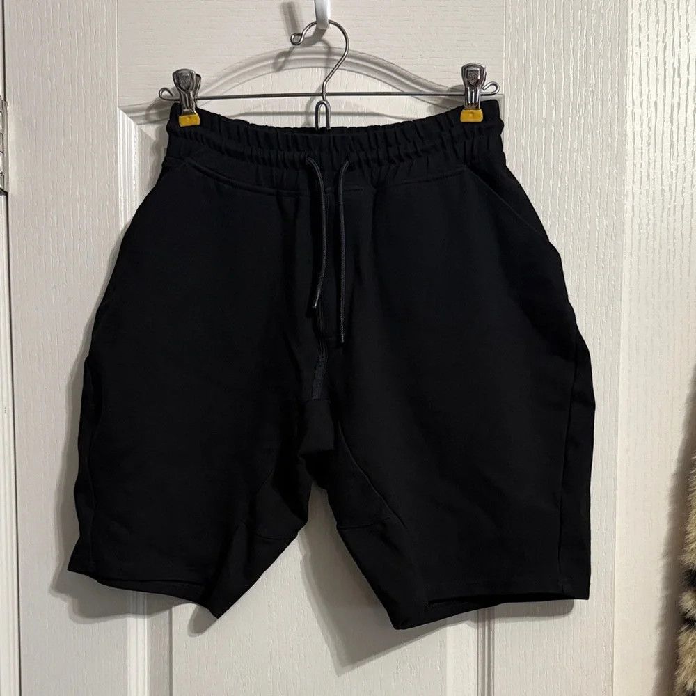 Kith KITH Black Fiske Sweat Shorts Athleisure Streetwear Size US 30 / EU 46 - 2 Thumbnail