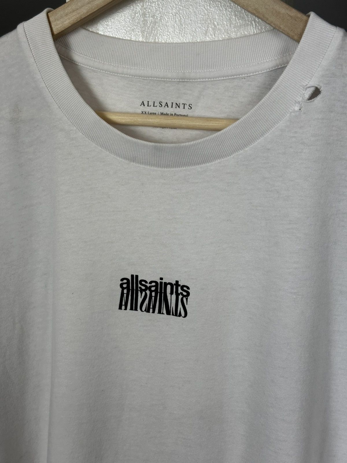 Allsaints Y2K Vintage Allsaints Tee Shirt Archive Hype Size US XXL / EU 58 / 5 - 5 Thumbnail