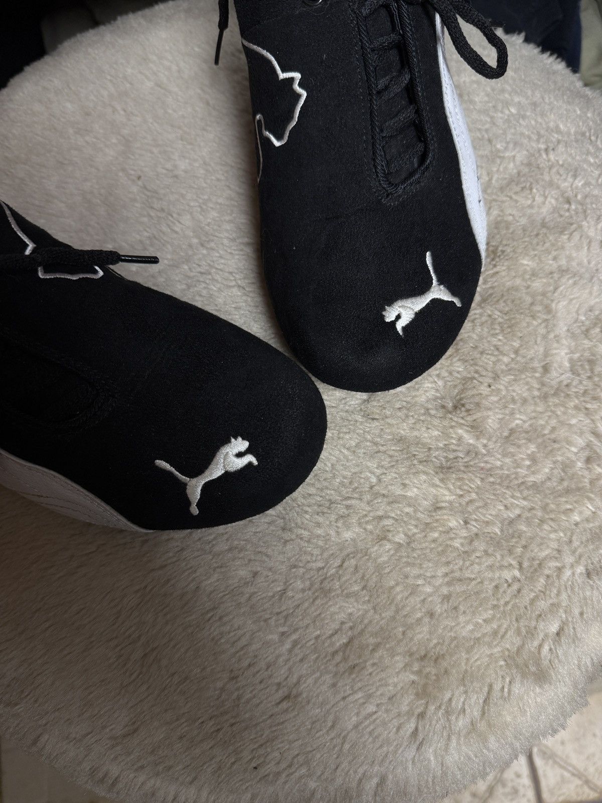 Ferrari × Puma Vintage Puma Speedcat Racing Suede Y2K Sneakers Size US 7 / EU 40 - 7 Thumbnail