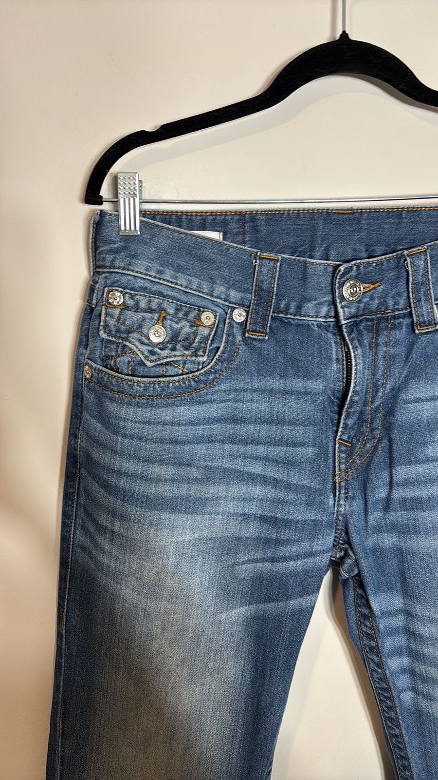 True Religion True Religion Billy Relaxed Bootcut Jeans Size 33" - 2 Thumbnail