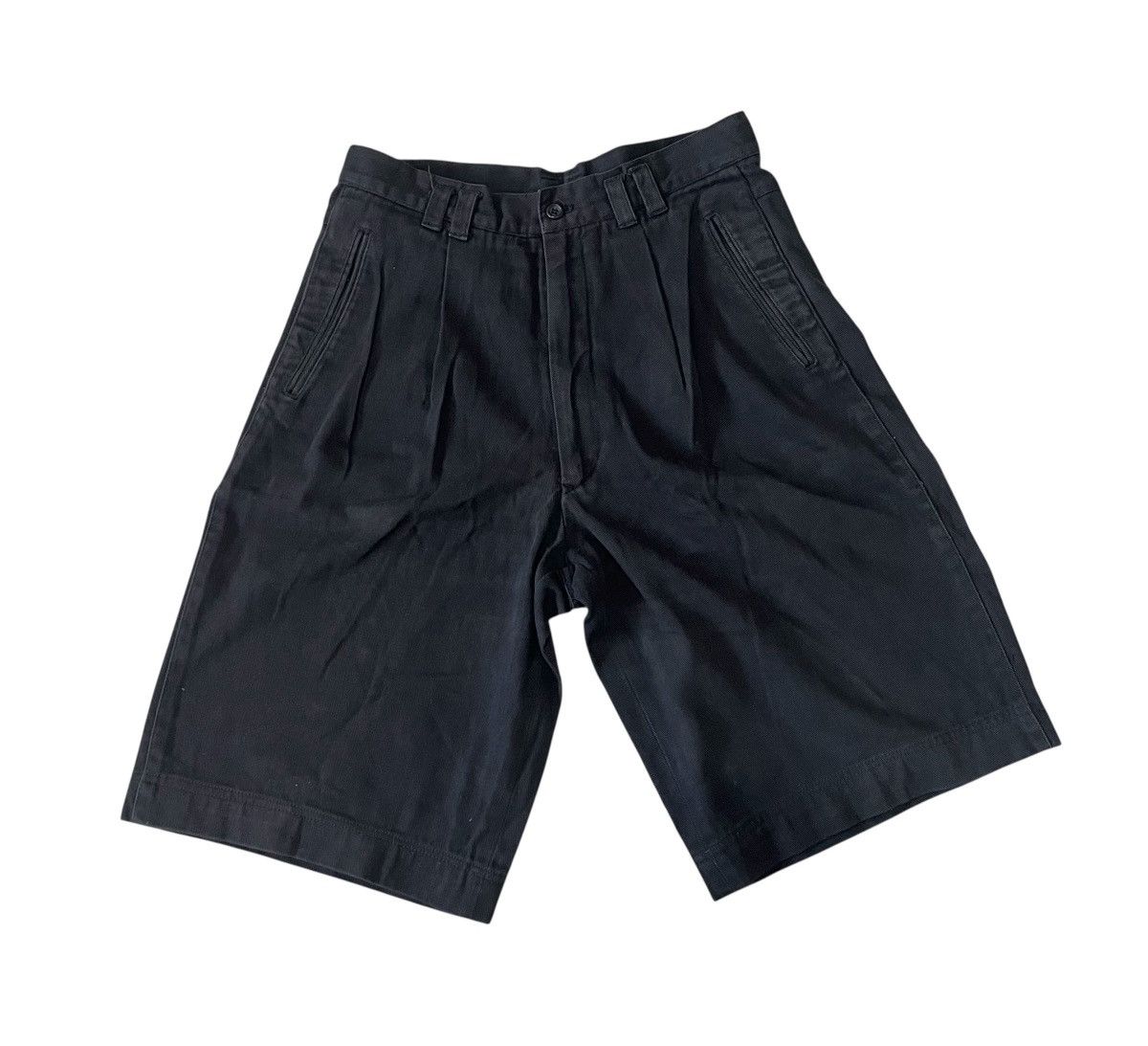 Comme des Garcons TAX FREE 🇺🇸 cdg homme AD1988 black cotton wide leg shorts Size US 28 / EU 44 - 1 Thumbnail