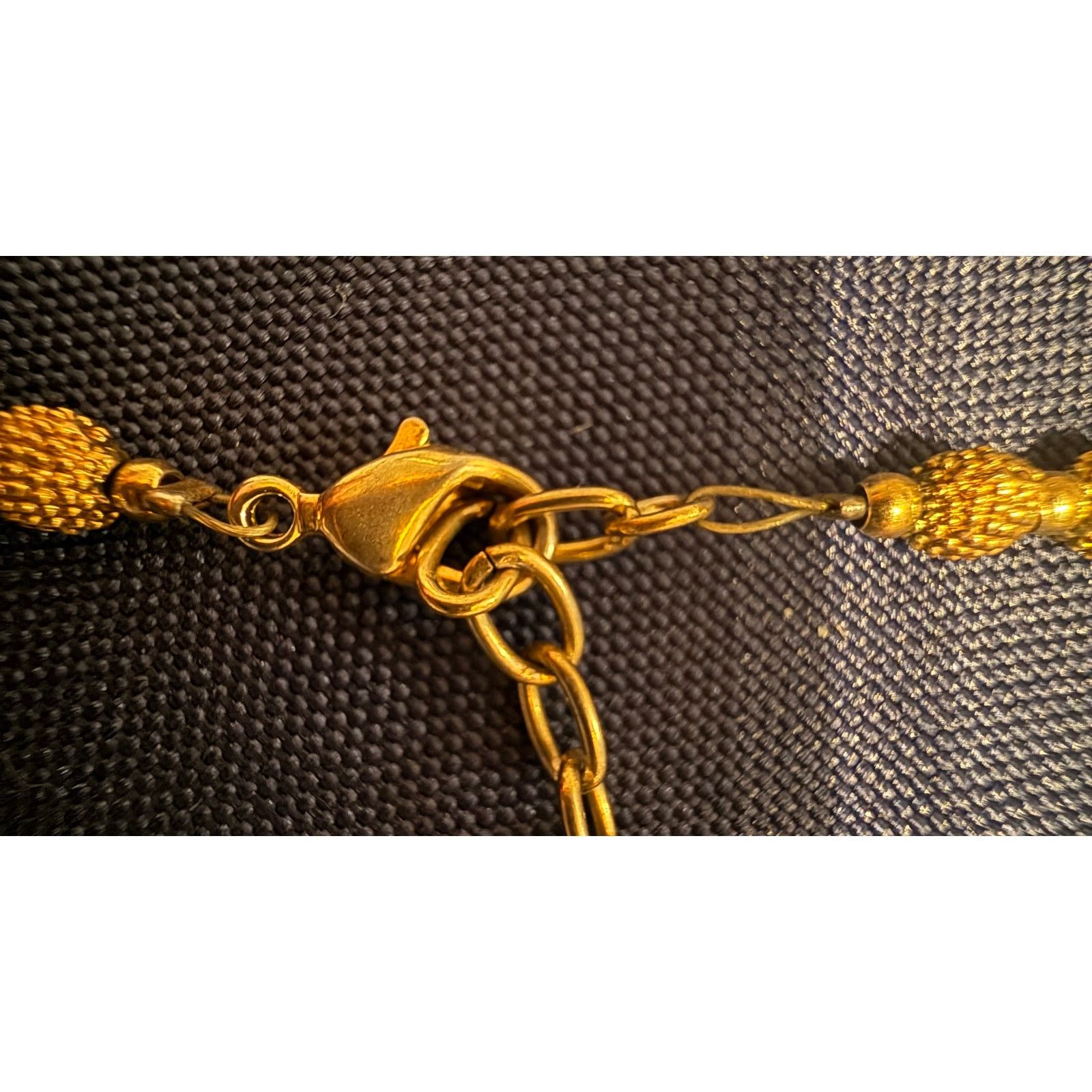 Other Vintage Napier Gold Tone Beaded Necklace 15” Size ONE SIZE - 2 Thumbnail
