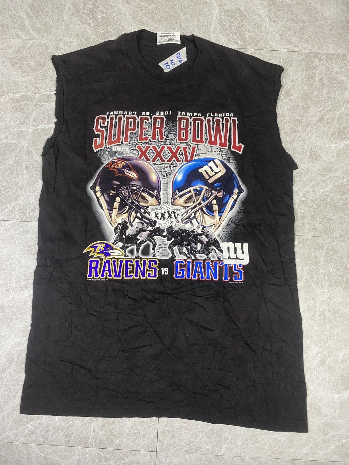 Vintage Super bowl RAVEN VS gaint size m big logo 3314 Size US M / EU 48-50 / 2 - 1 Thumbnail