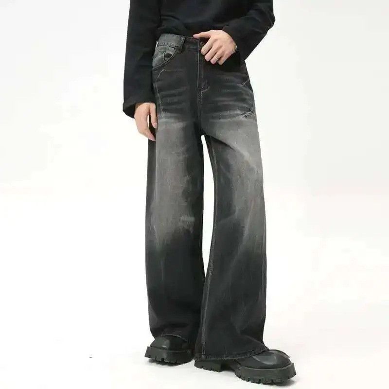 Jean American Style Male Jeans Loose Zipper Wide-leg Size US 32 / EU 48 - 1 Thumbnail