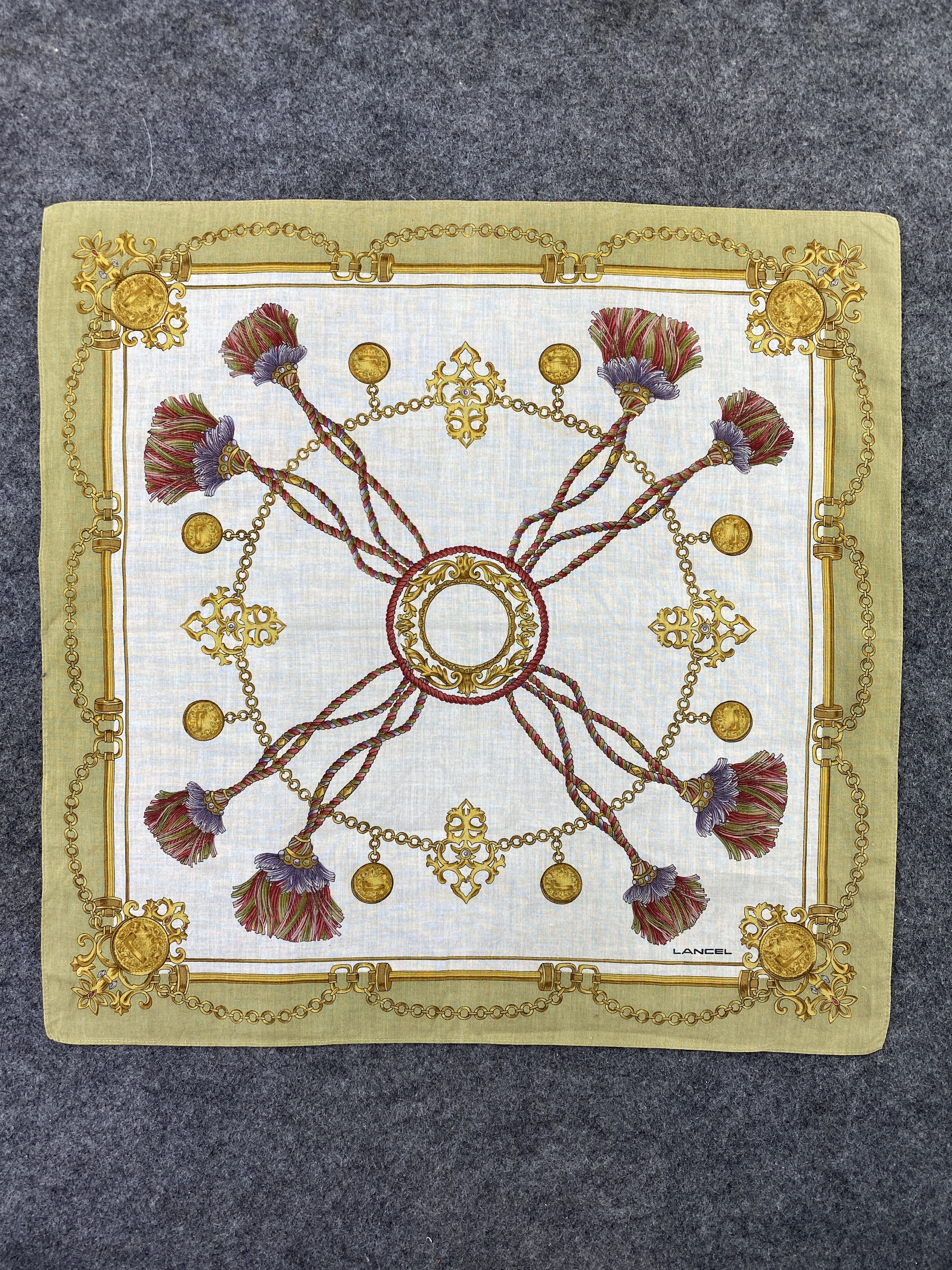 Lancel Lancel Handkerchief / Bandana / Neckerchief-B289 Size ONE SIZE - 3 Thumbnail