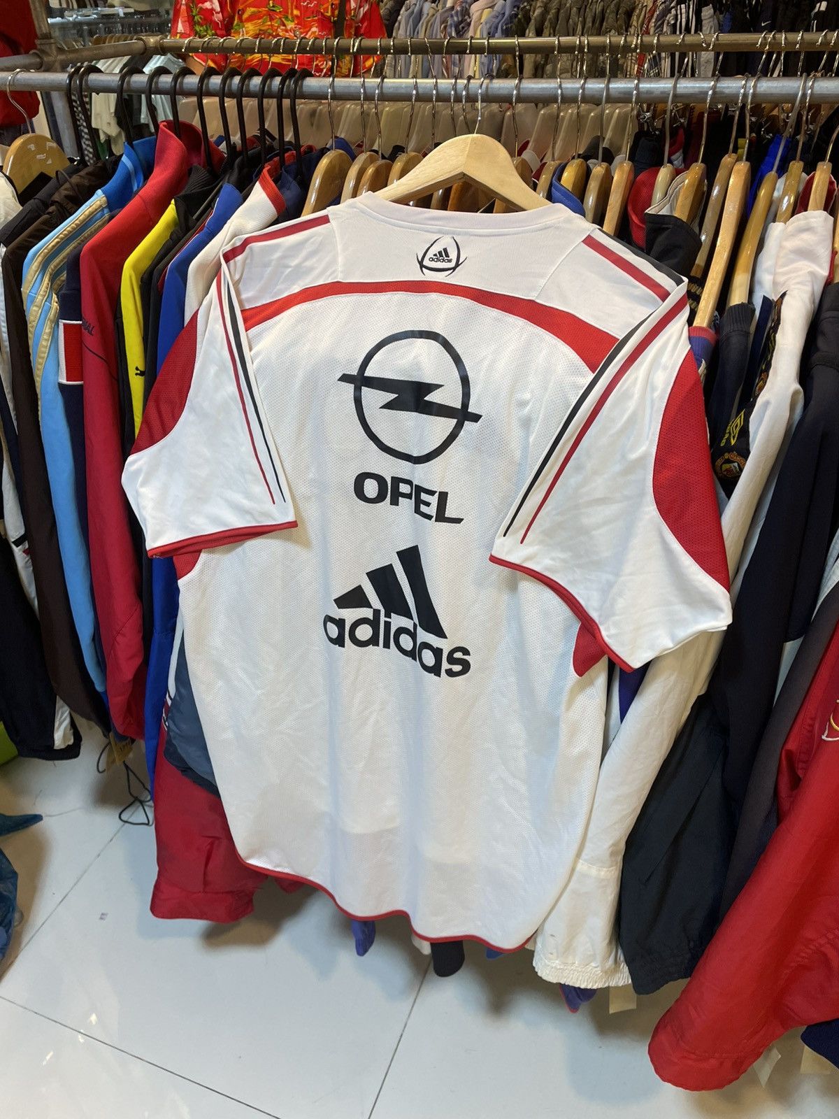 Adidas Vintage 2004-2005 AC Milan Training Kit Size US L / EU 52-54 / 3 - 3 Thumbnail