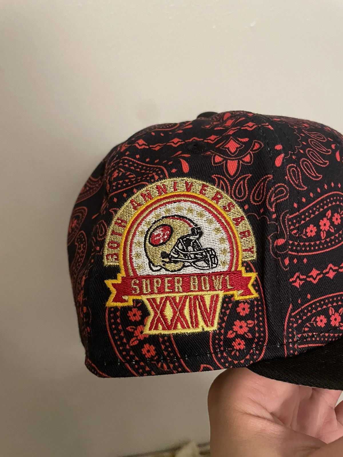 MyFitteds Myfitteds San Francisco 49ers paisley red 30th anniversary Size ONE SIZE - 5 Thumbnail