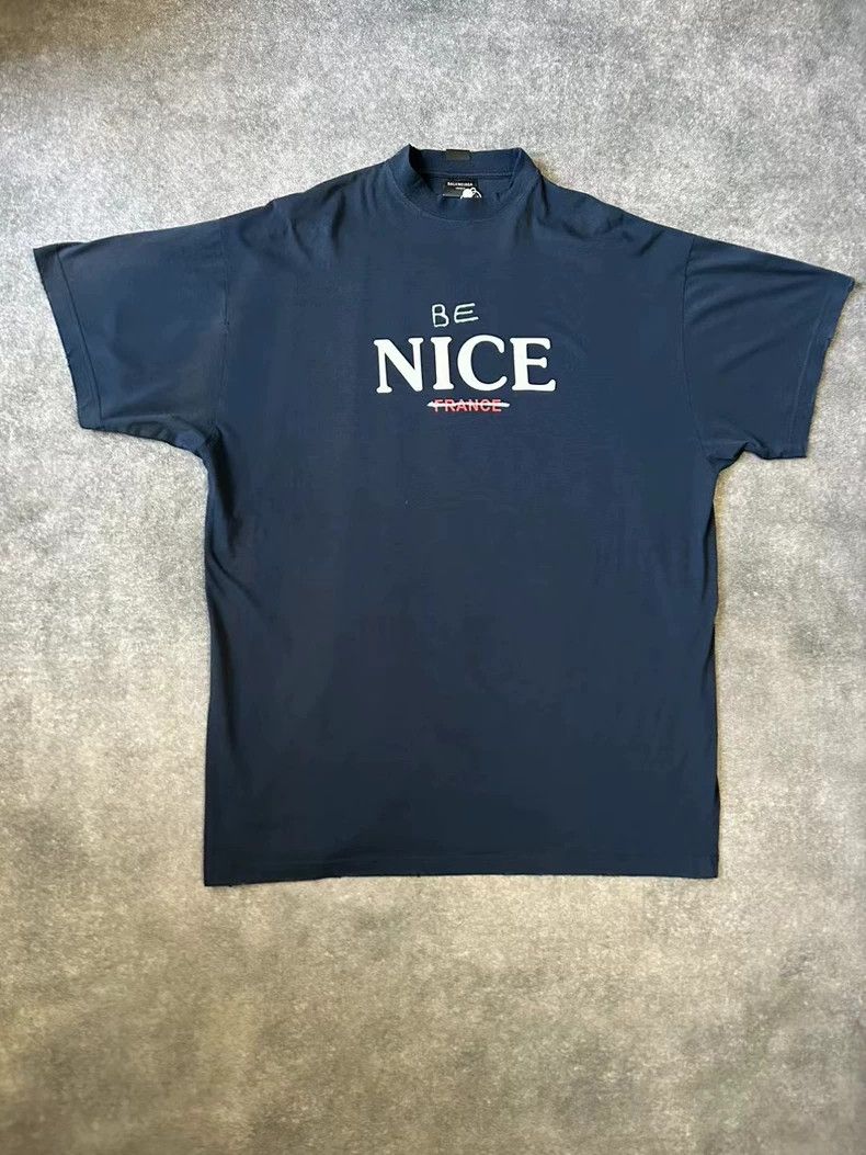 Balenciaga Short-sleeved t-blue