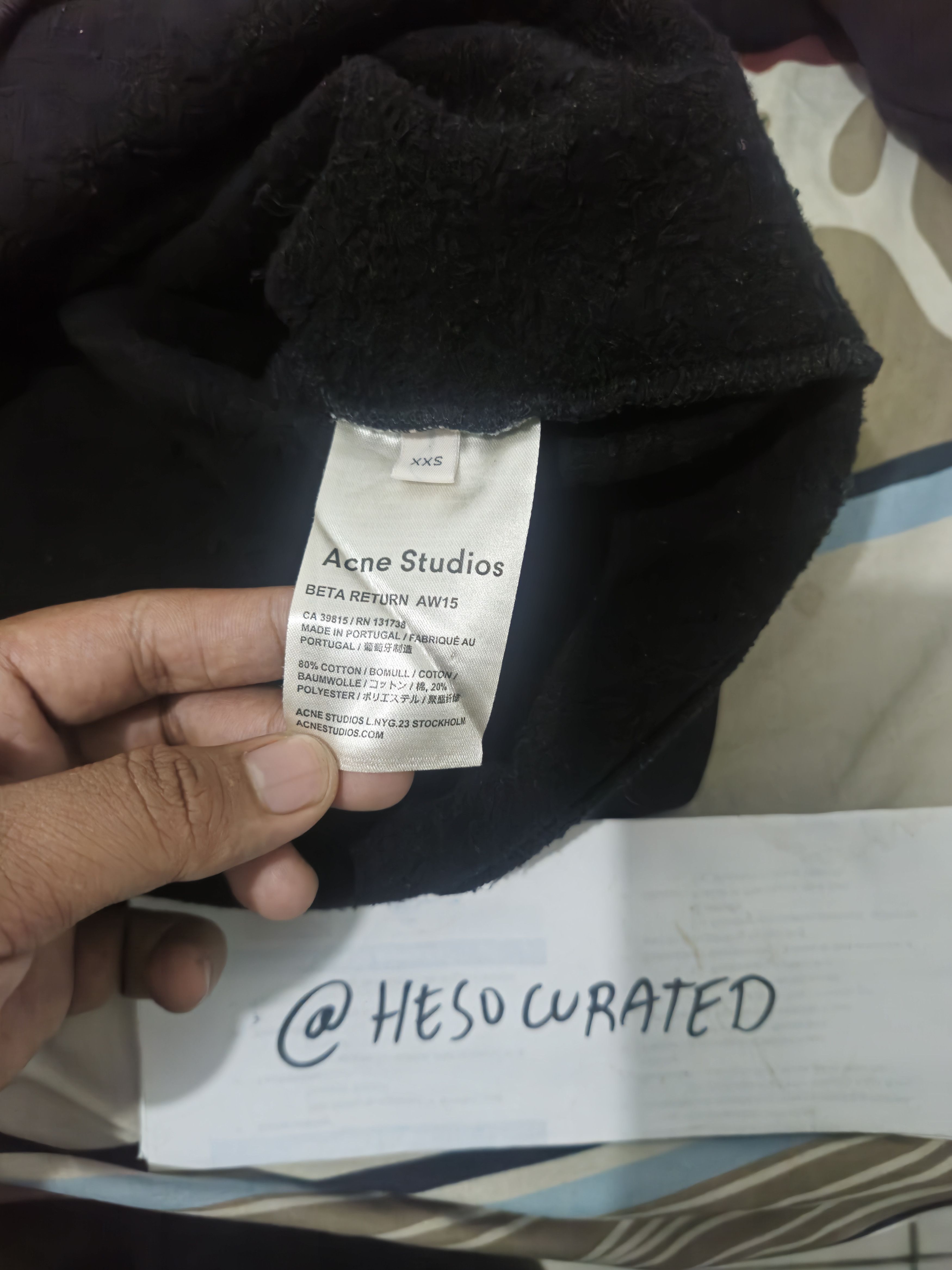 Acne Studios Acne Studios AW15 'Please Note' Sweatshirt Size US L / EU 52-54 / 3 - 8 Thumbnail