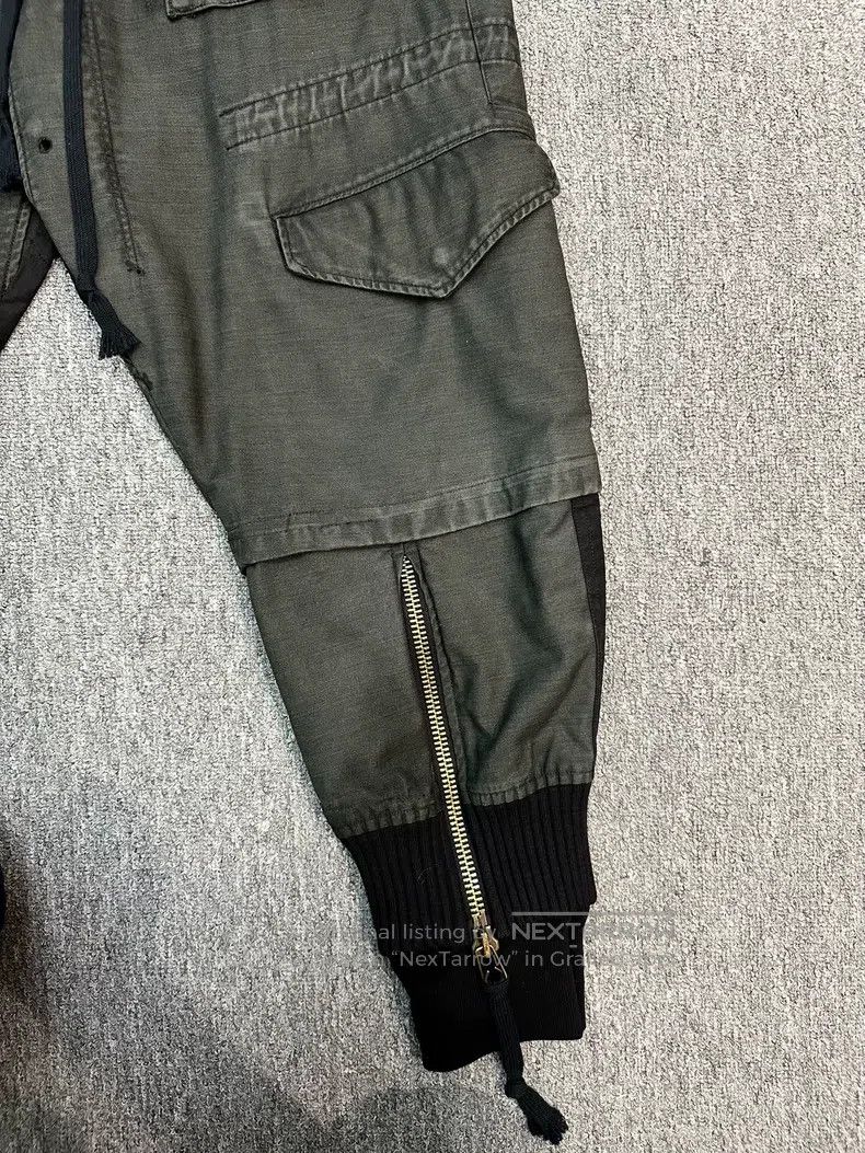 Greg Lauren Greg Lauren size XL Antique Cloth Patchwork Work Pants Size US 27 - 3 Thumbnail
